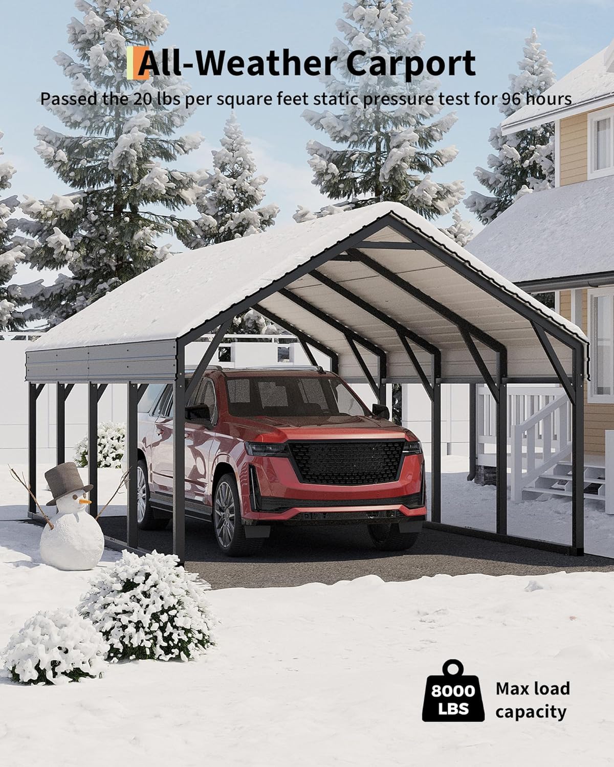 Garvee CBI-BMRCTGYHYZ Carport-Covers - View #4