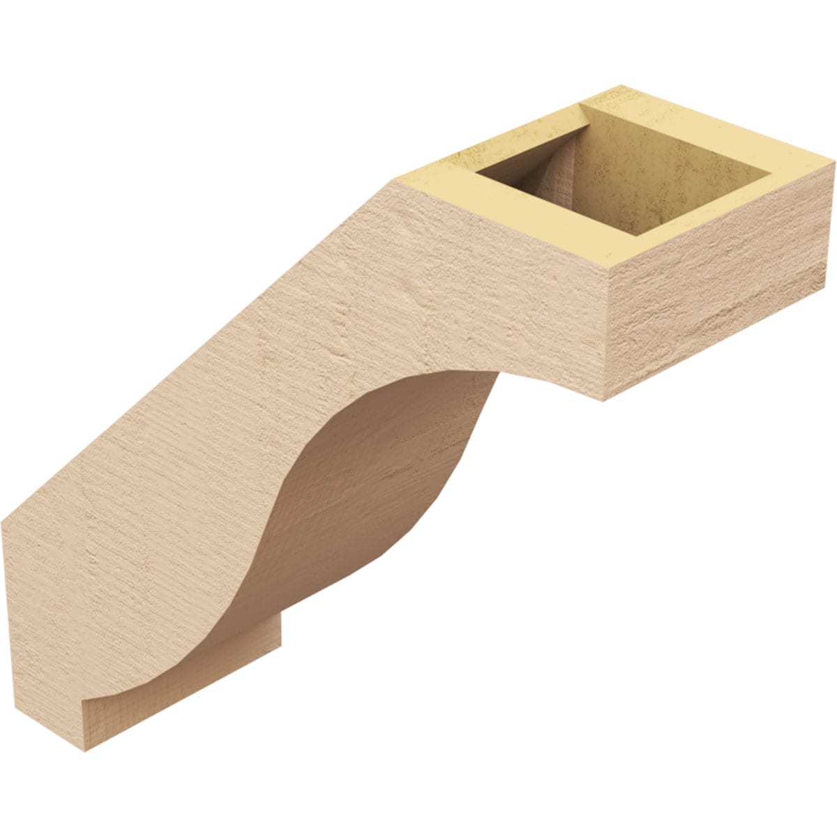 Ekena Millwork BRCUR05X14X14BKRRCPR braces - View #6