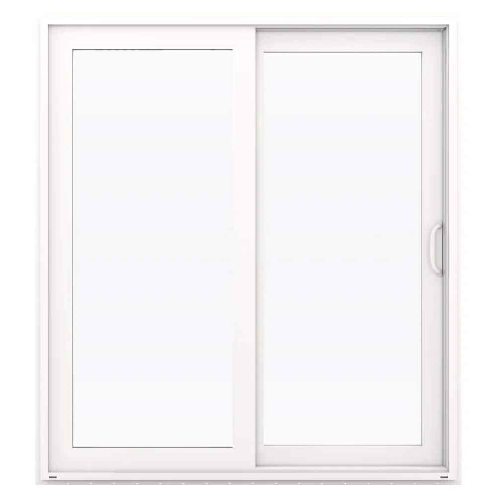 JELD-WEN V-4500 72-in x 80-in x 4-9/16-in Jamb White Vinyl Right