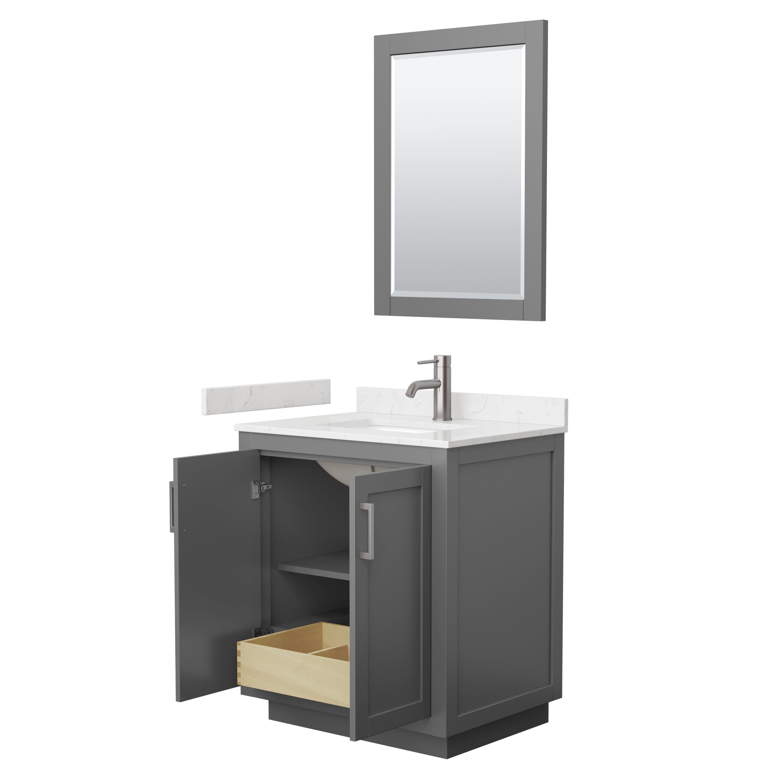Wyndham Collection WCF292930SKGC2UNSM24 Bath-Vanity-Combo - View #3