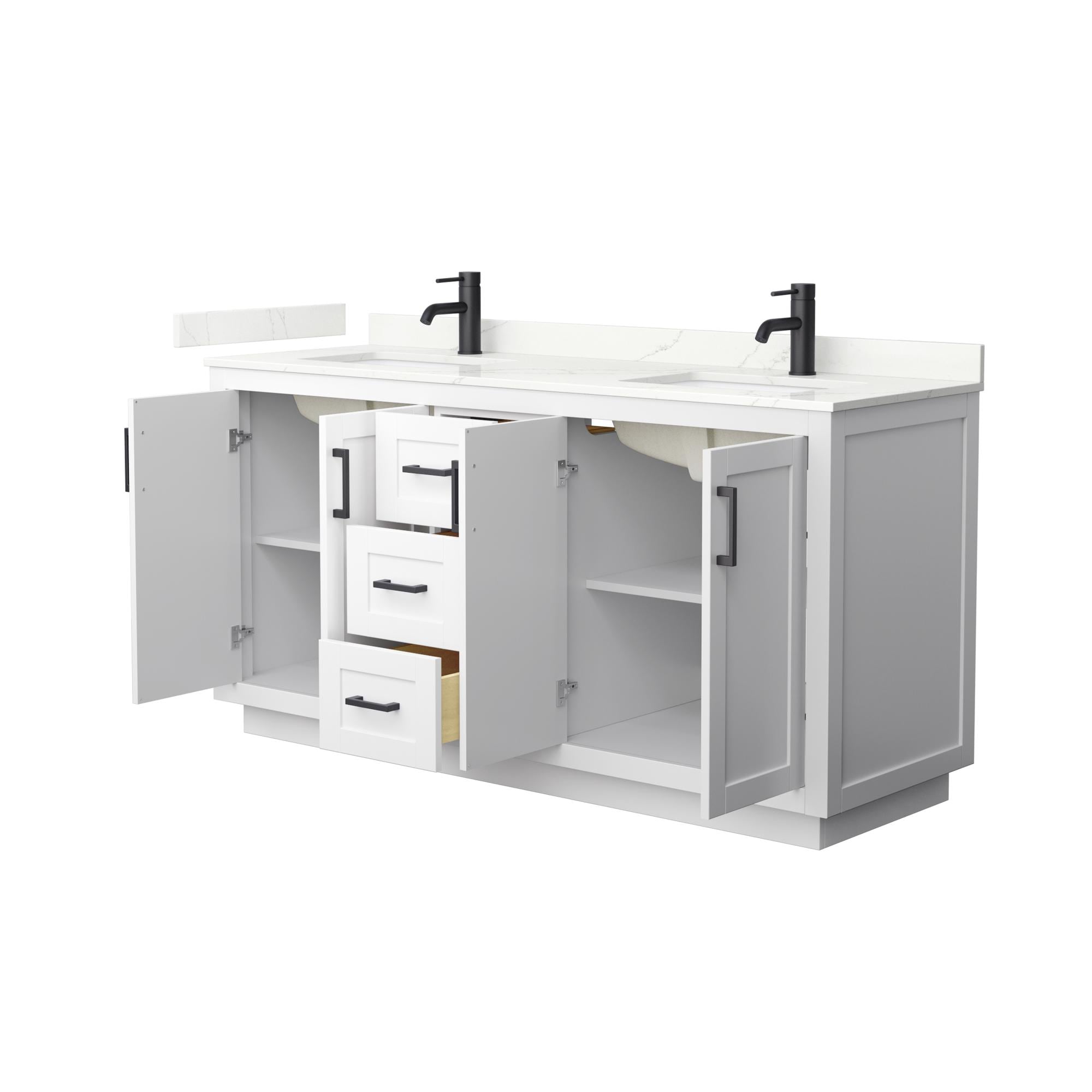 Wyndham Collection WCF292966DWBGTUNSMXX Bath-Vanity-Combo - View #3