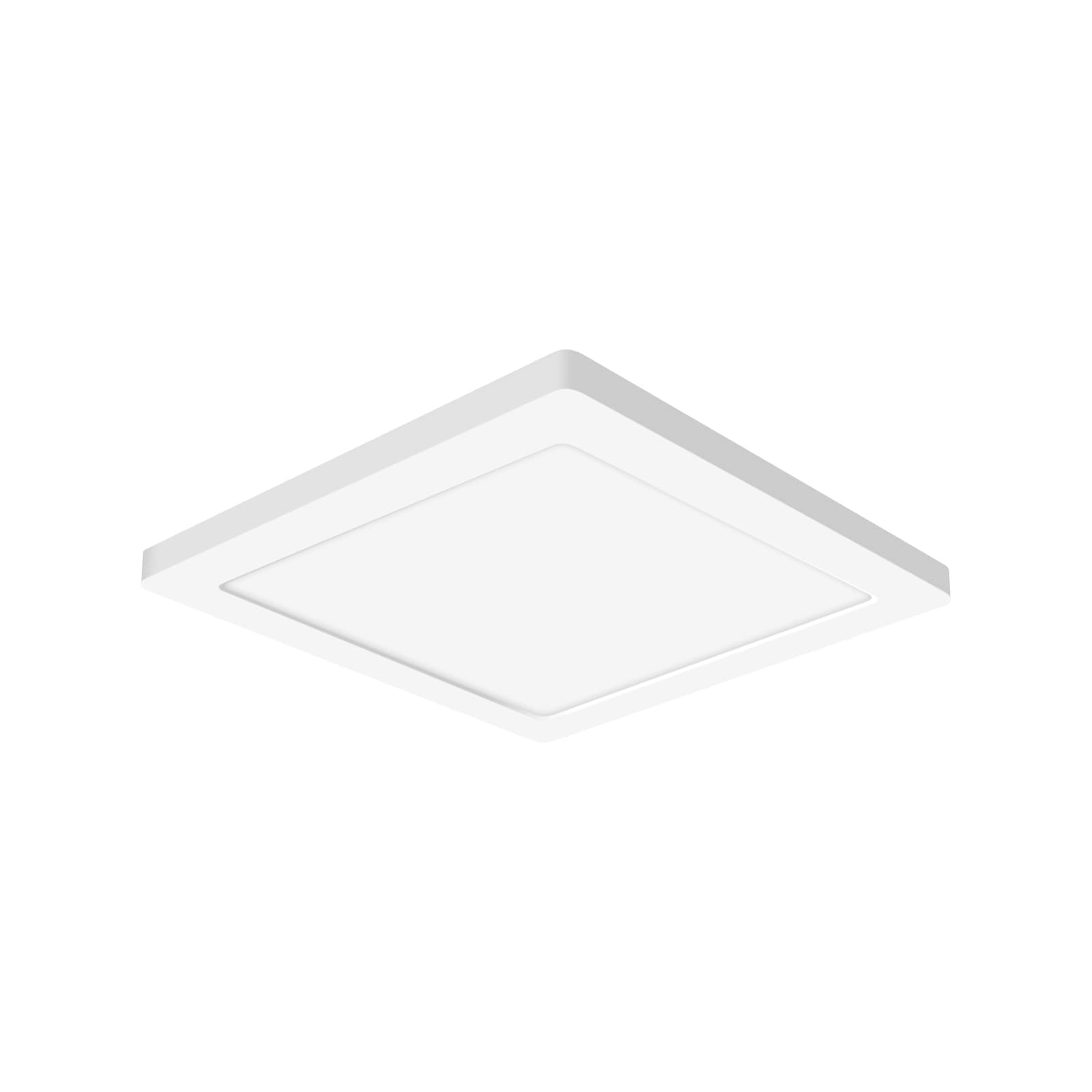 Sofiton 9 in. White Square New Ultra-Low Profile Integrated LED Flush Mount Light 3 CCT Selectable