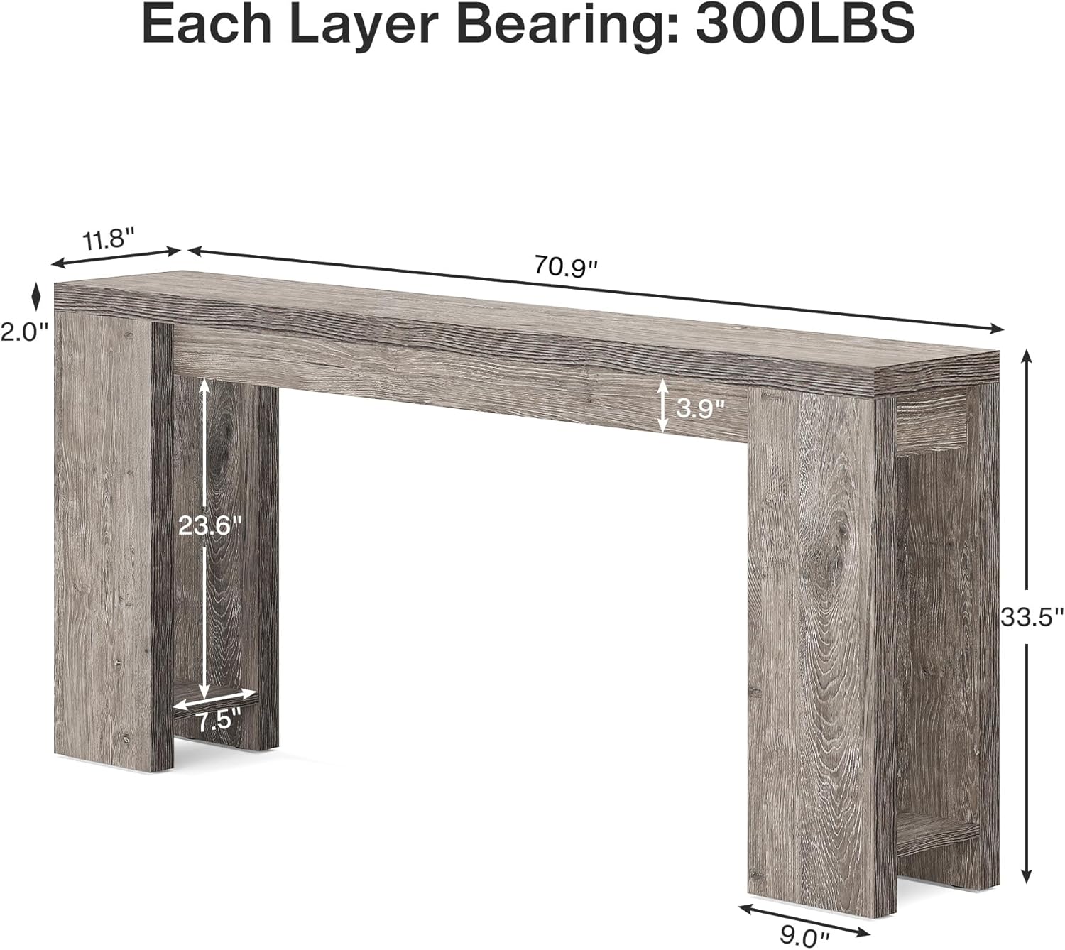 Vynxaria LEXY3544DJKTXGZ058 Console-Sofa-Tables - View #6