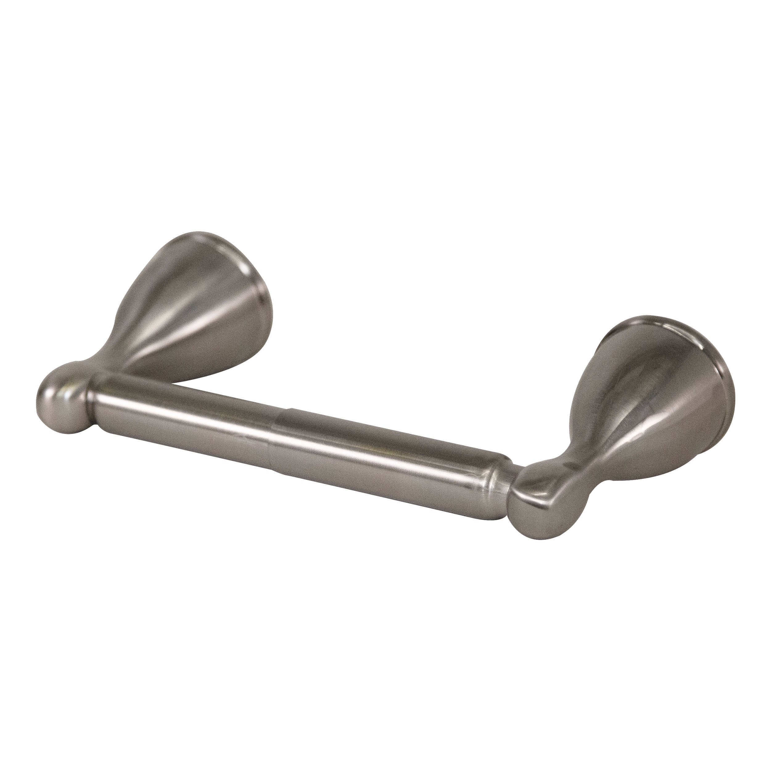 Design House 558635 Ames Brushed Nickel Wall mount Pivot Toilet Paper Holder 1 -Rolls with Storage