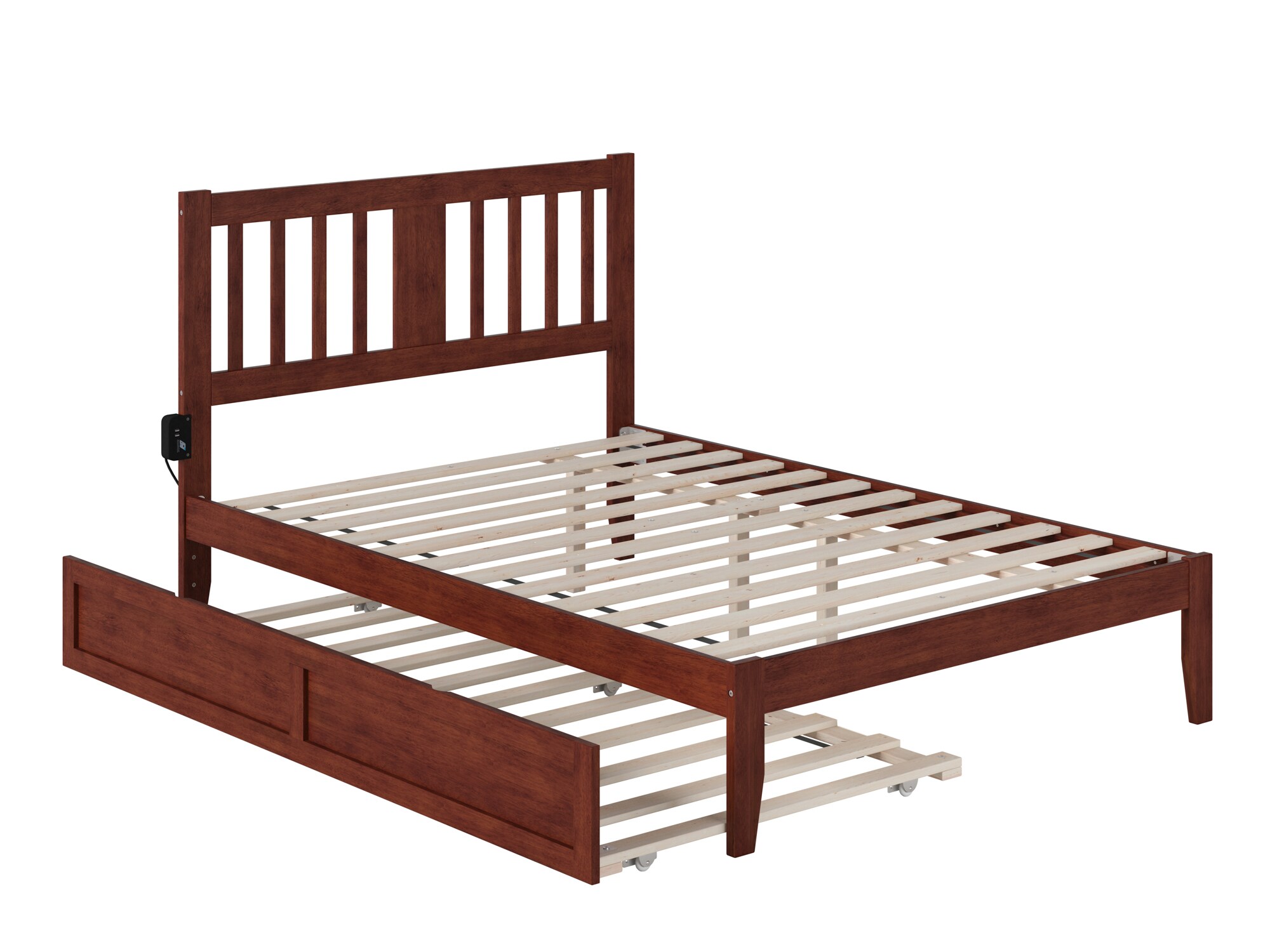 AFI Furnishings AG8911234 Tahoe Walnut Full Wood Trundle Bed