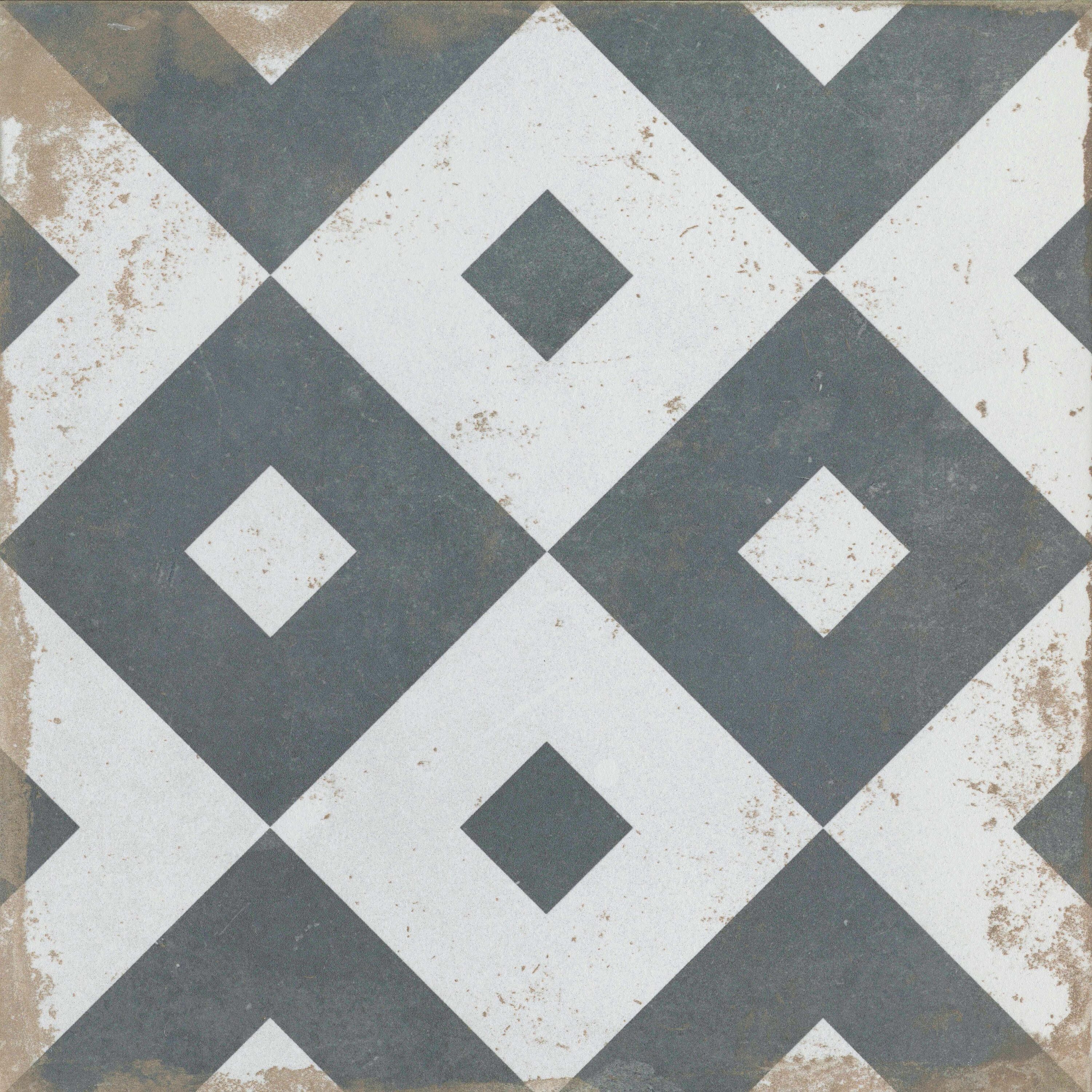 Emser Rhapsody Argyle 13-in x 13-in Matte Porcelain Patterned Tile (10. ...