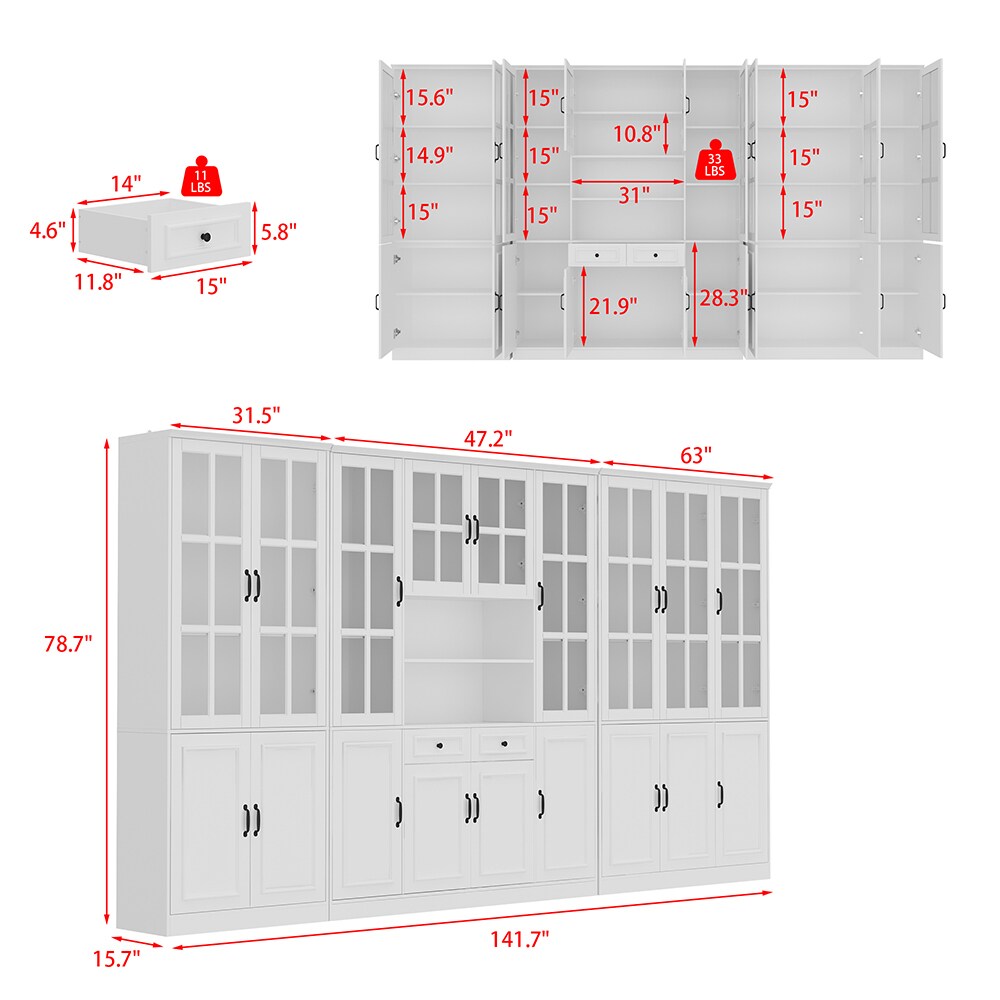 Homsee V-KF020319+320+321 bookcases - View #16