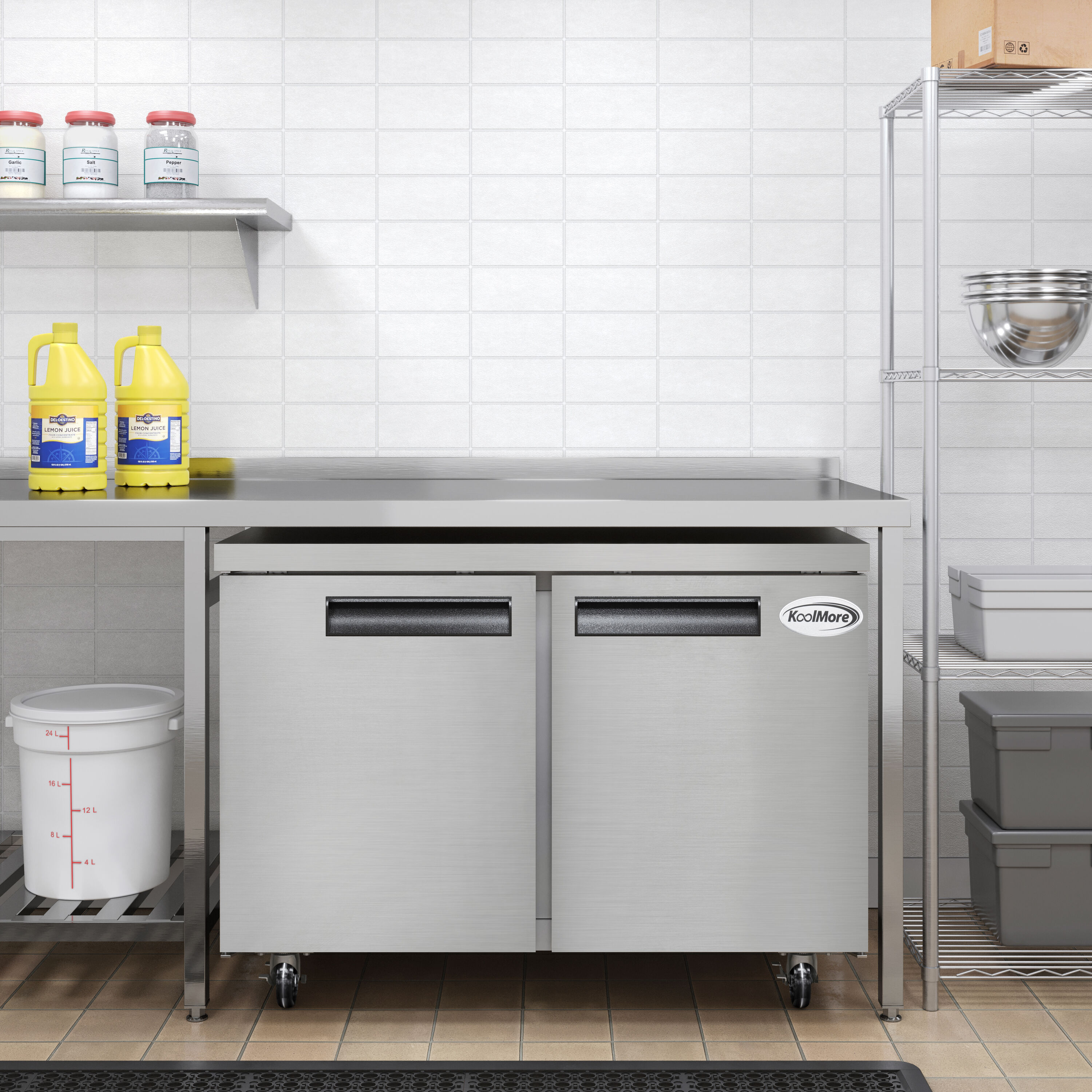 KoolMore LOW-KM-UCFZ-5DSS-STX Commercial-Freezers - View #2