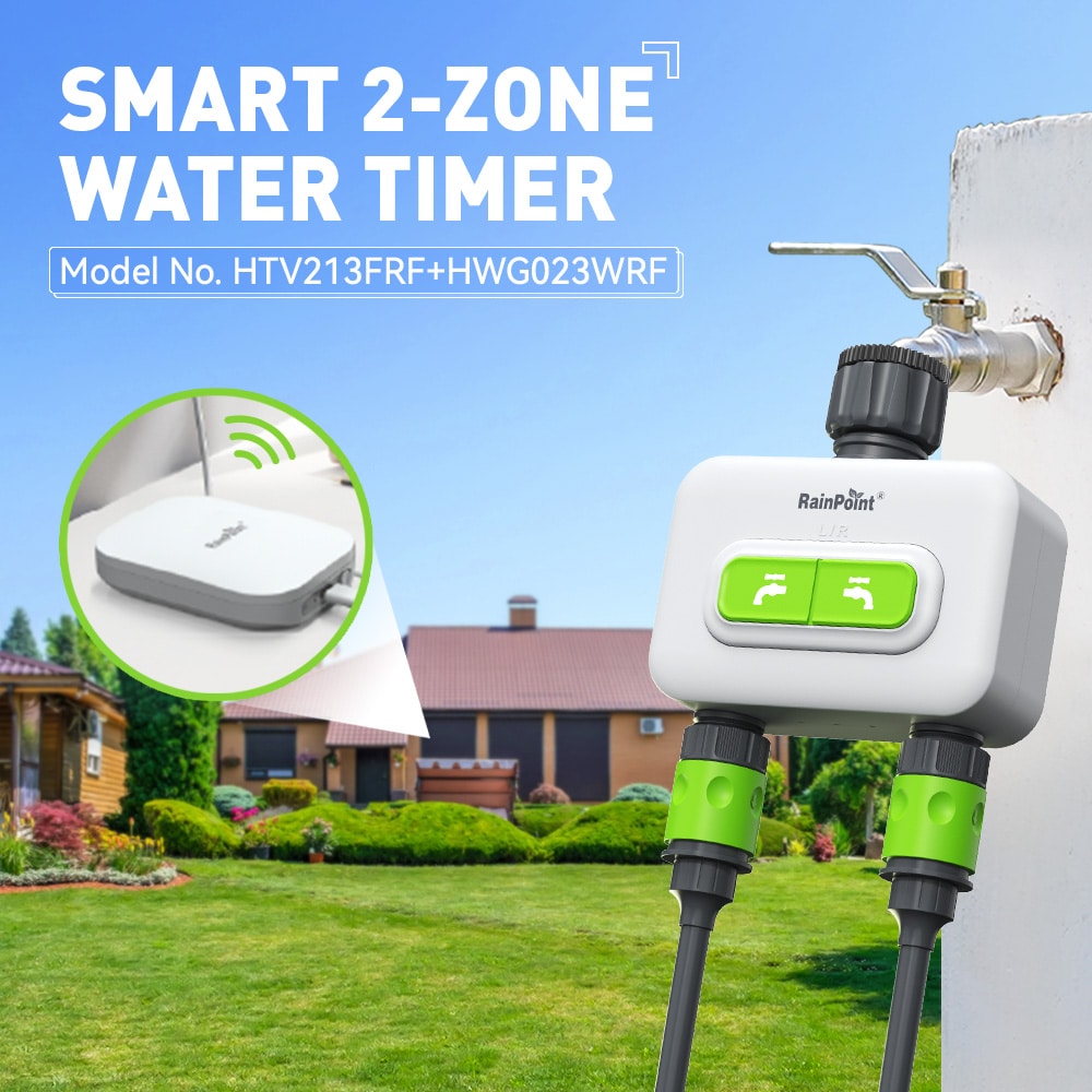 RainPoint HTV213FRF+HWG023WRF Irrigation-Timers - View #5