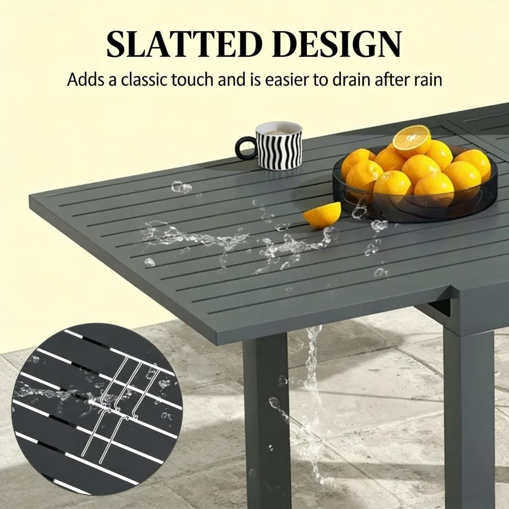 Coolbibila CURT-PTABLE-GRAY Patio-Tables - View #6