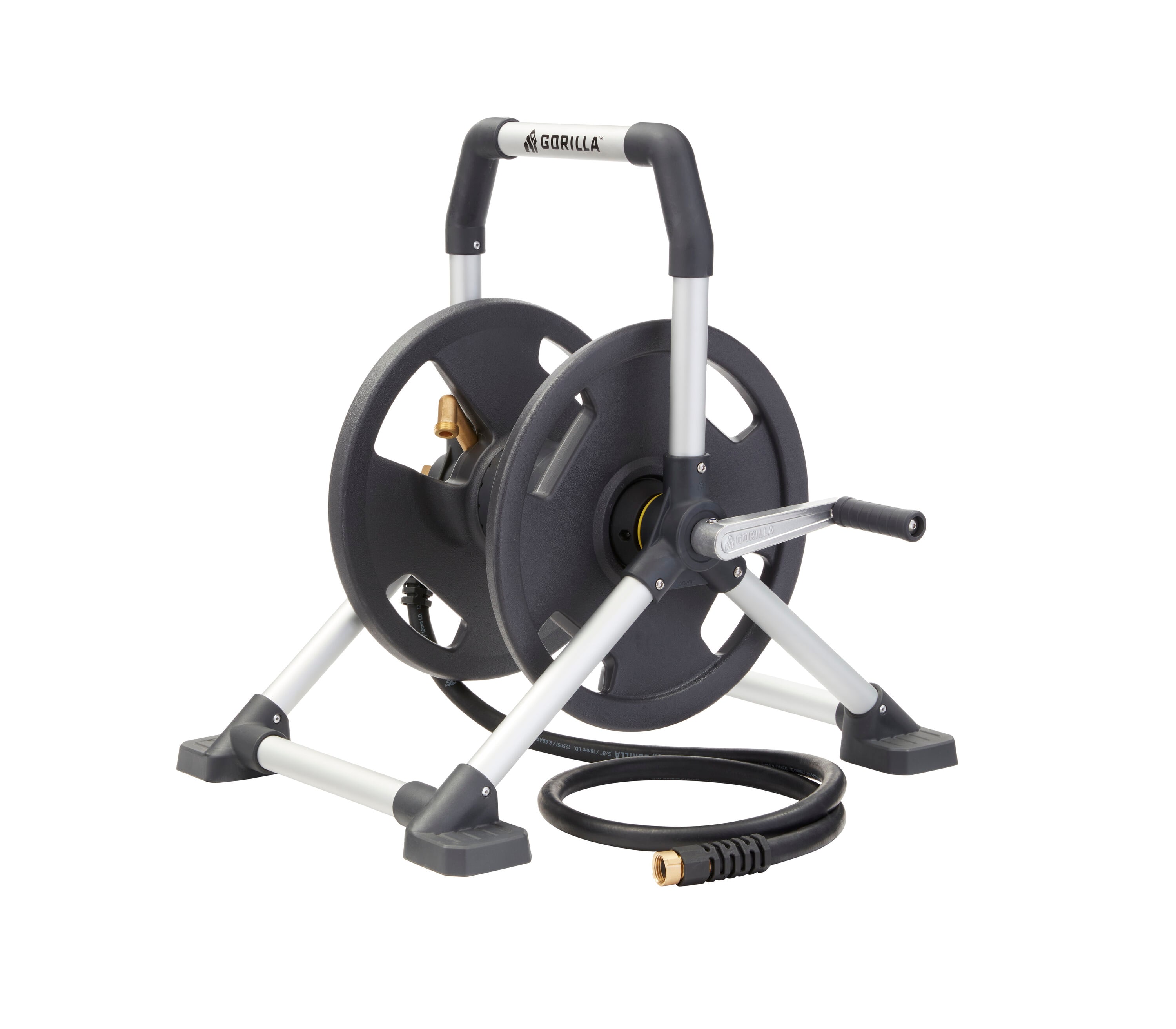 Gorilla GRS-150H Hose Reel Aluminum 150-ft Cart Hose Reel