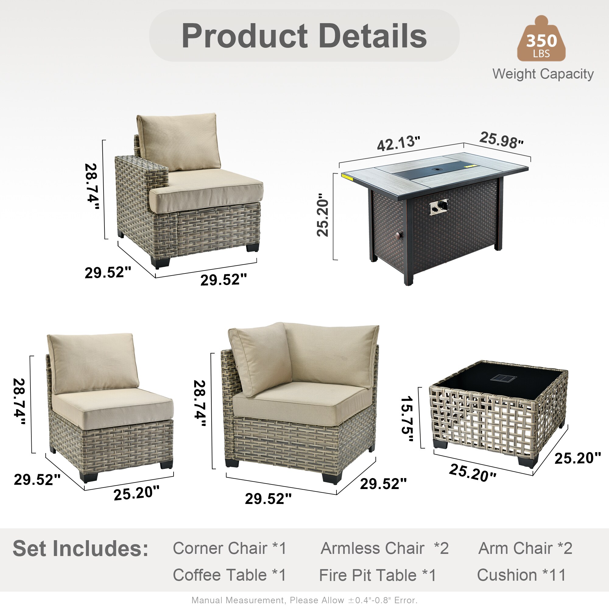 Caodoc L5-CFP03-TBS607-1 Patio-Sofas-Daybeds - View #7
