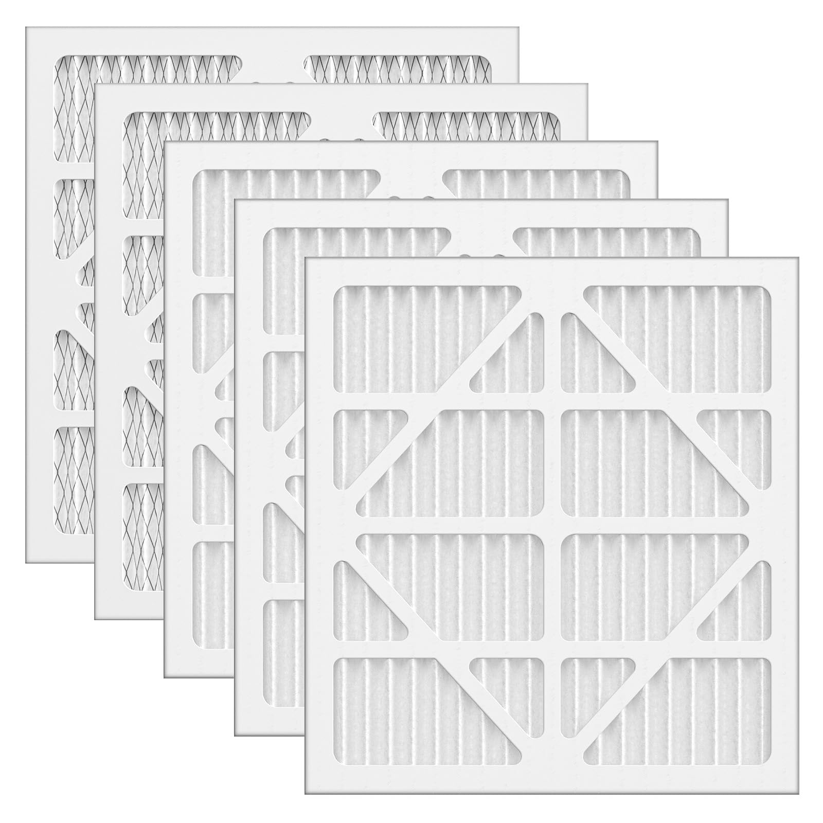AOIZGMY  5 Pack MERV-10 Filter Compatible with AlorAir CleanShield high-efficiency 550 and Abestorm high-efficiency 550 Air Scrubber Filter Size