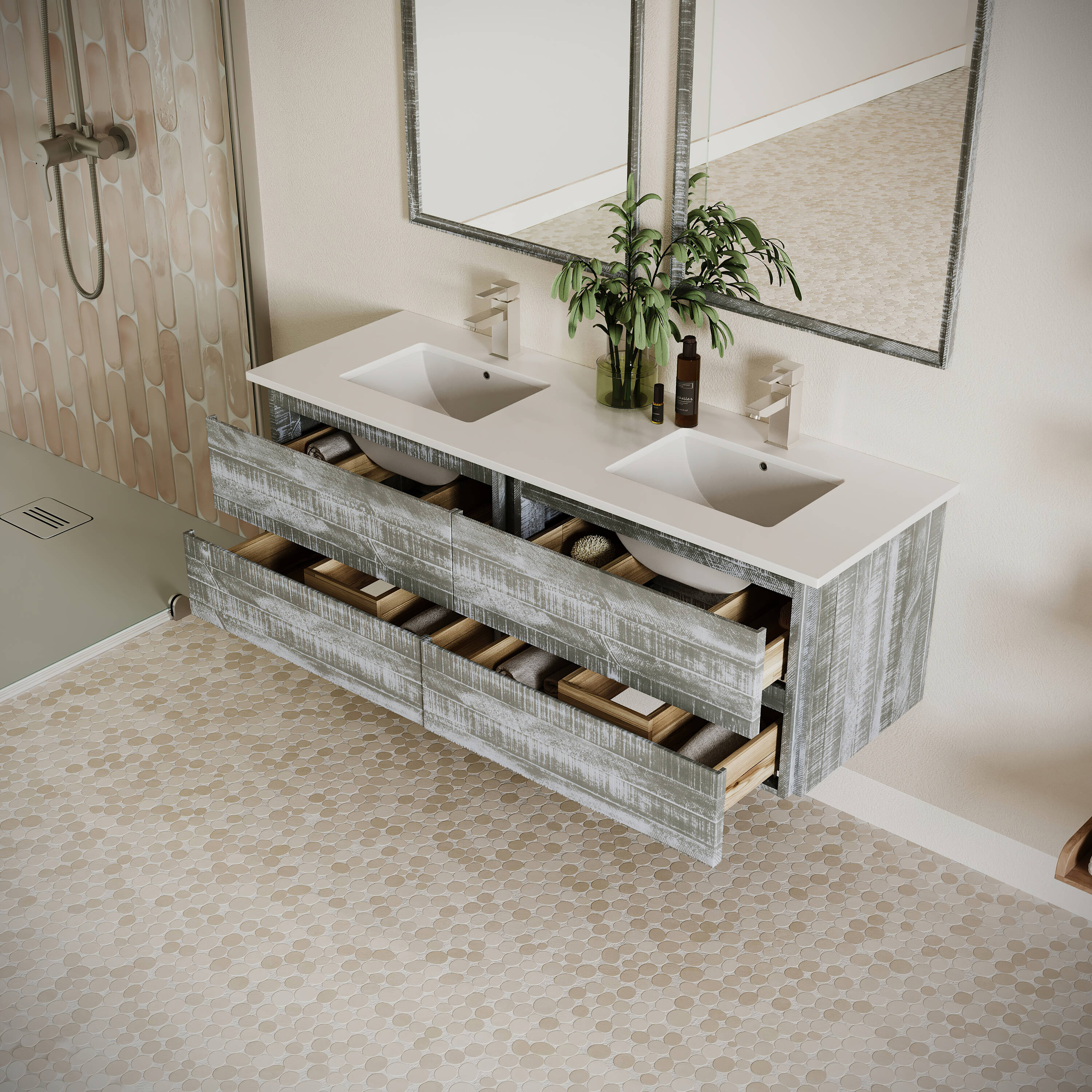 Fresca FVN31-3030ASH Bath-Vanity-Combo - View #3