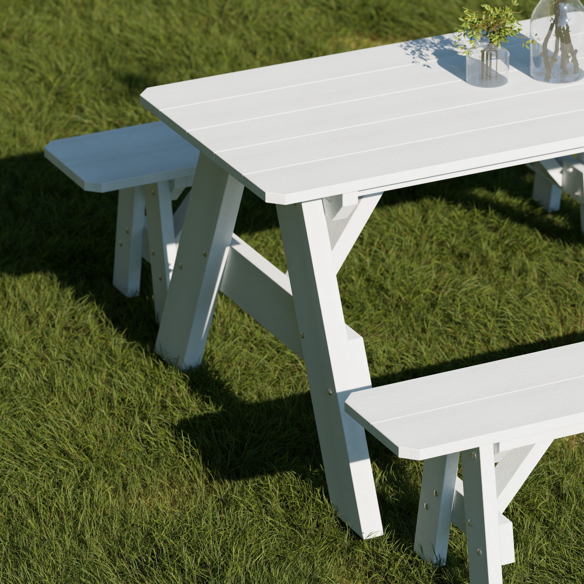 Wildridge LCC-166-BW Picnic-Tables - View #3