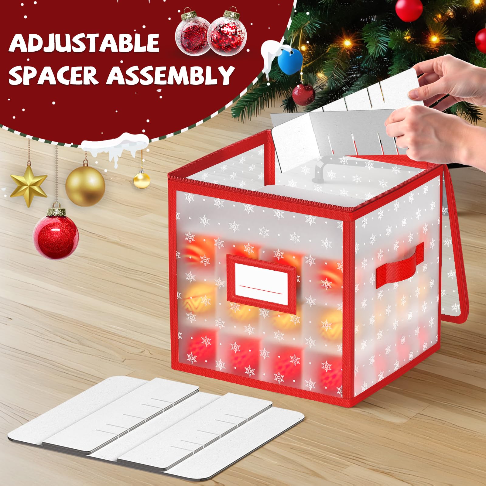 Aoibox LAB1217S04 Ornament-Storage - View #5