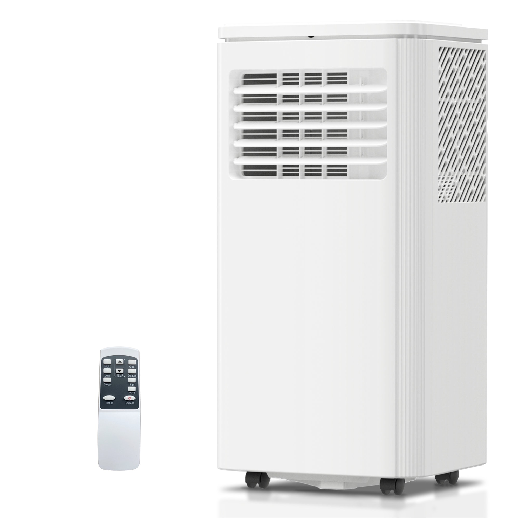 Phivve 5000 BTU DOE 115-Volt Vented Small Room Portable Air Conditioner Remote Included