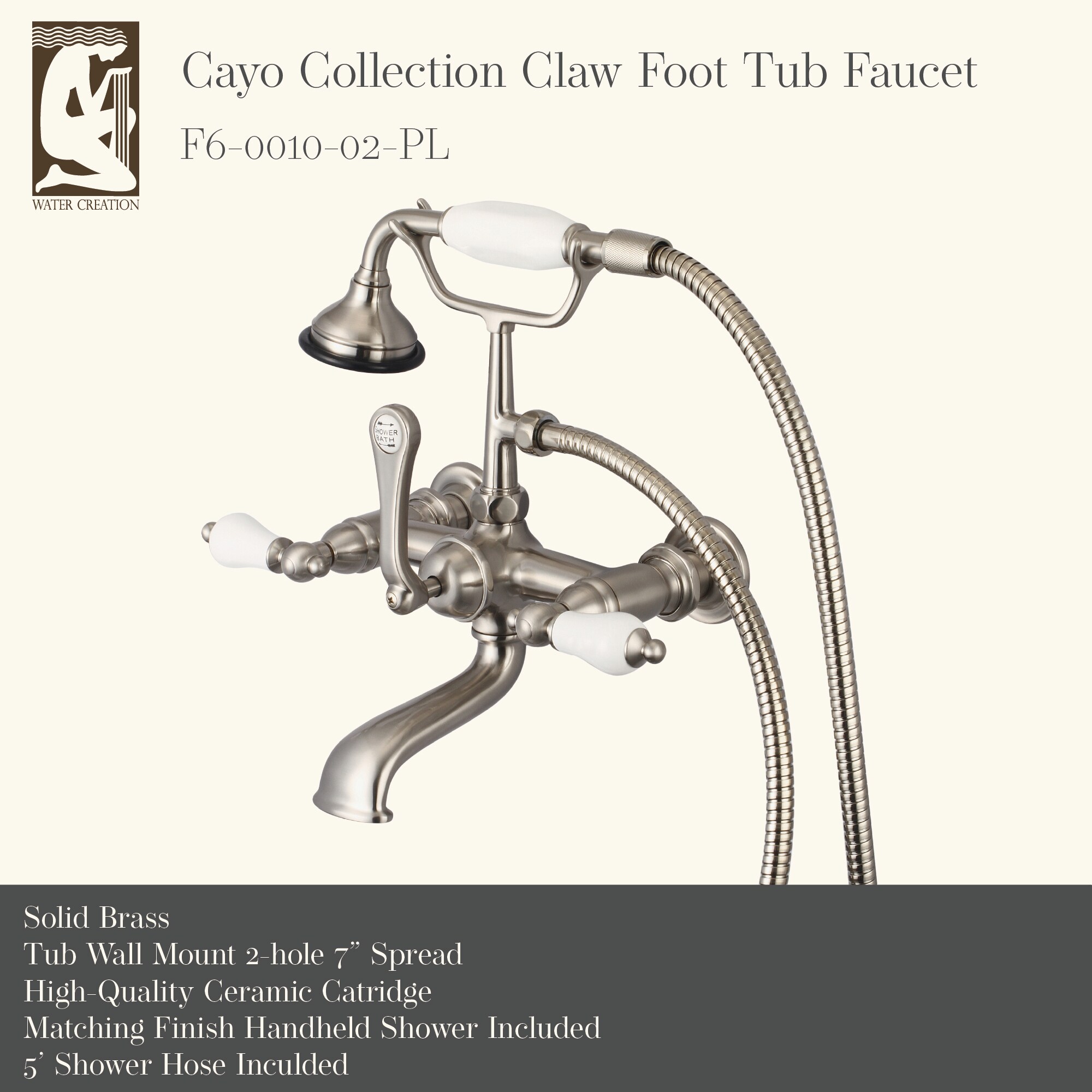 Water Creation F6-0010-02-PL Roman-Tub-Faucets - View #2