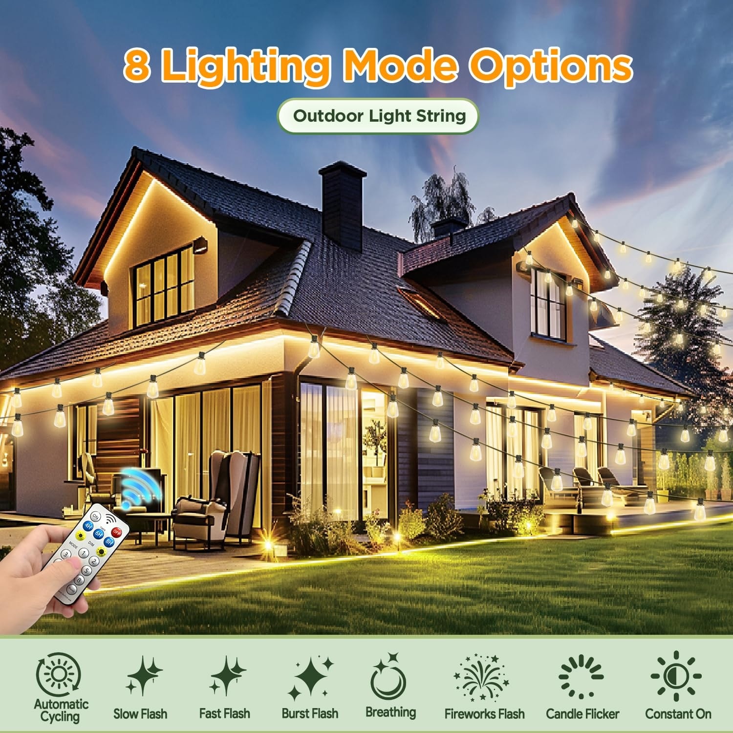 Vrbgify A05VG12055 Patio-String-Lights - View #2