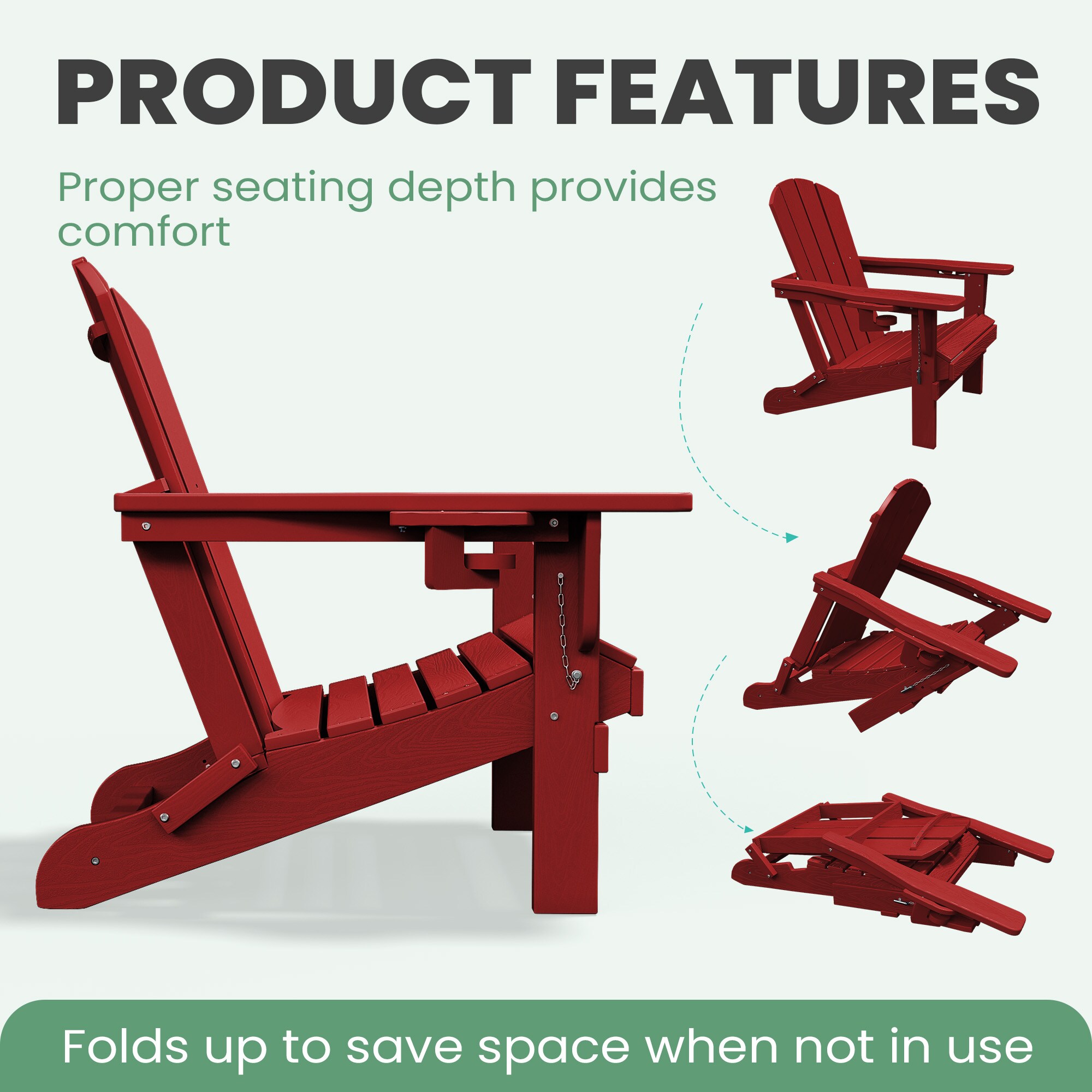JEAREY ZDY-PE-GN Patio-Chairs - View #6