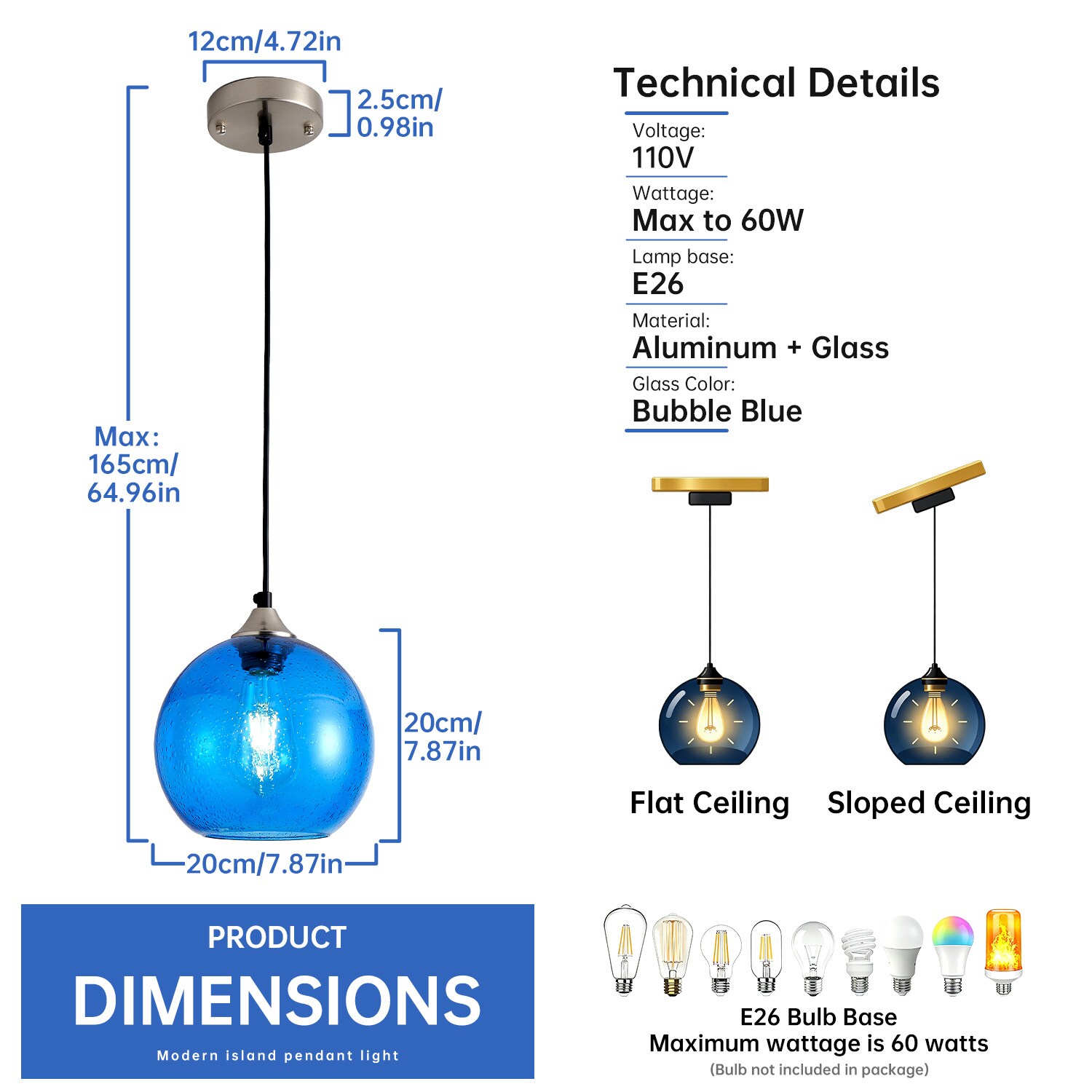 DIKAIDA JG-WP545500-2312 Pendant-Lights - View #3