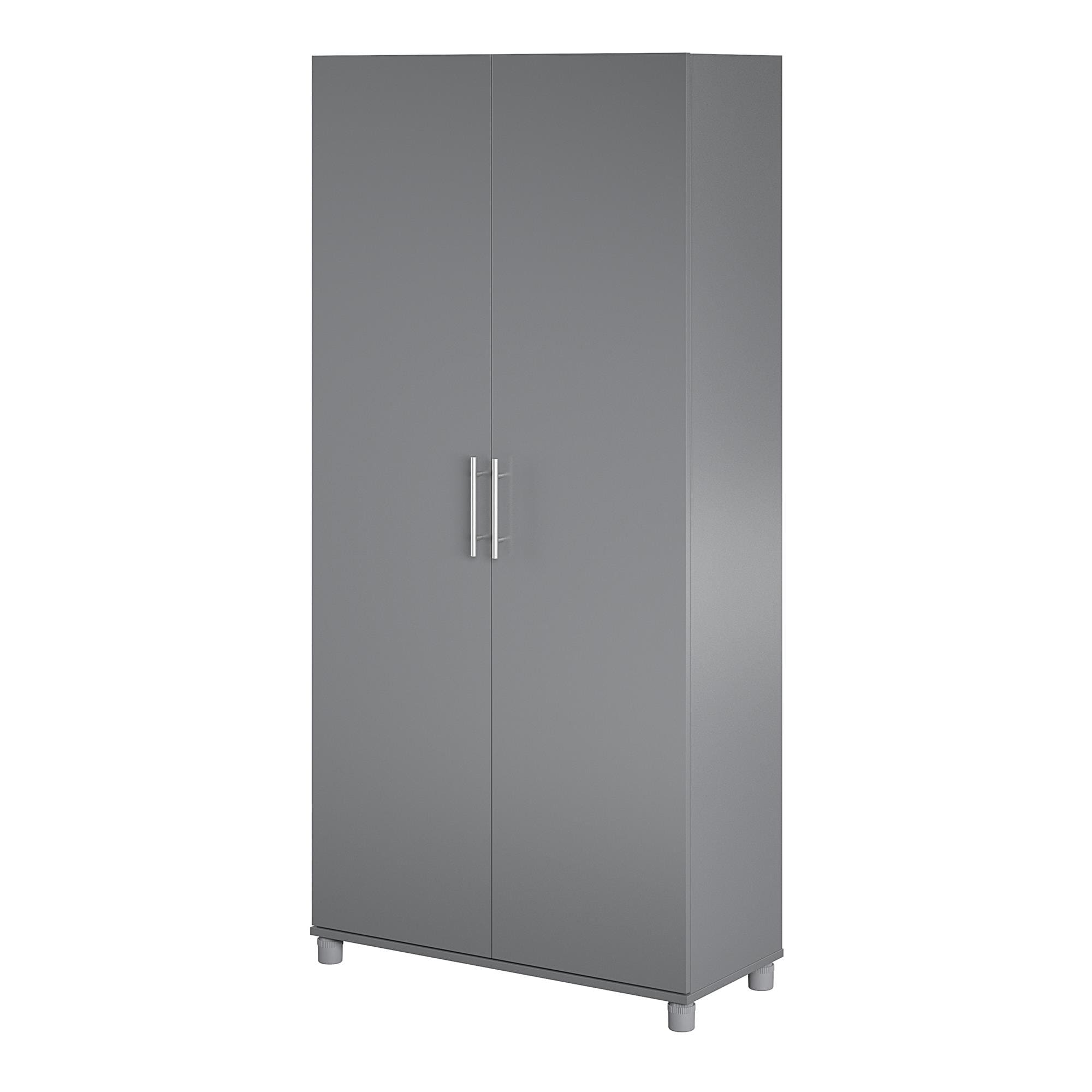 Ameriwood Home Camberly 35.68-in W x 74.31-in H Wood Composite Graphite  Grey/Graphite Grey Freestanding Utility Storage Cabinet