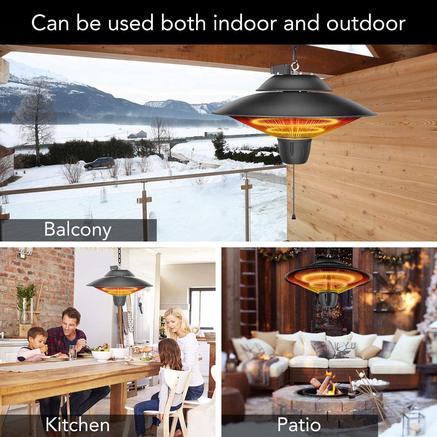 Afoxsos LWMX105 Patio-Heater-Mounts - View #10