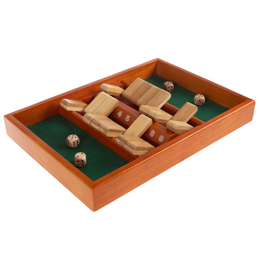 Toy Time Classic Wooden Shut The Box Game Set (Game Set) in the Board Games  department at