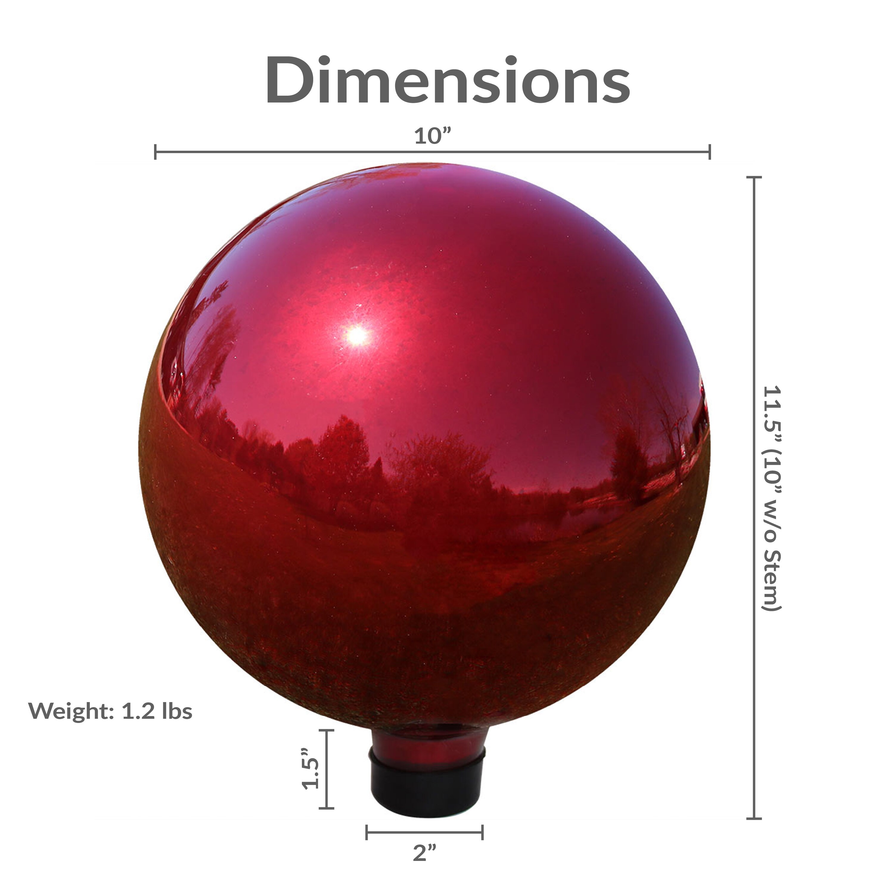 Sunnydaze Decor ZIB-921 Gazing-Ball-Stand - View #3