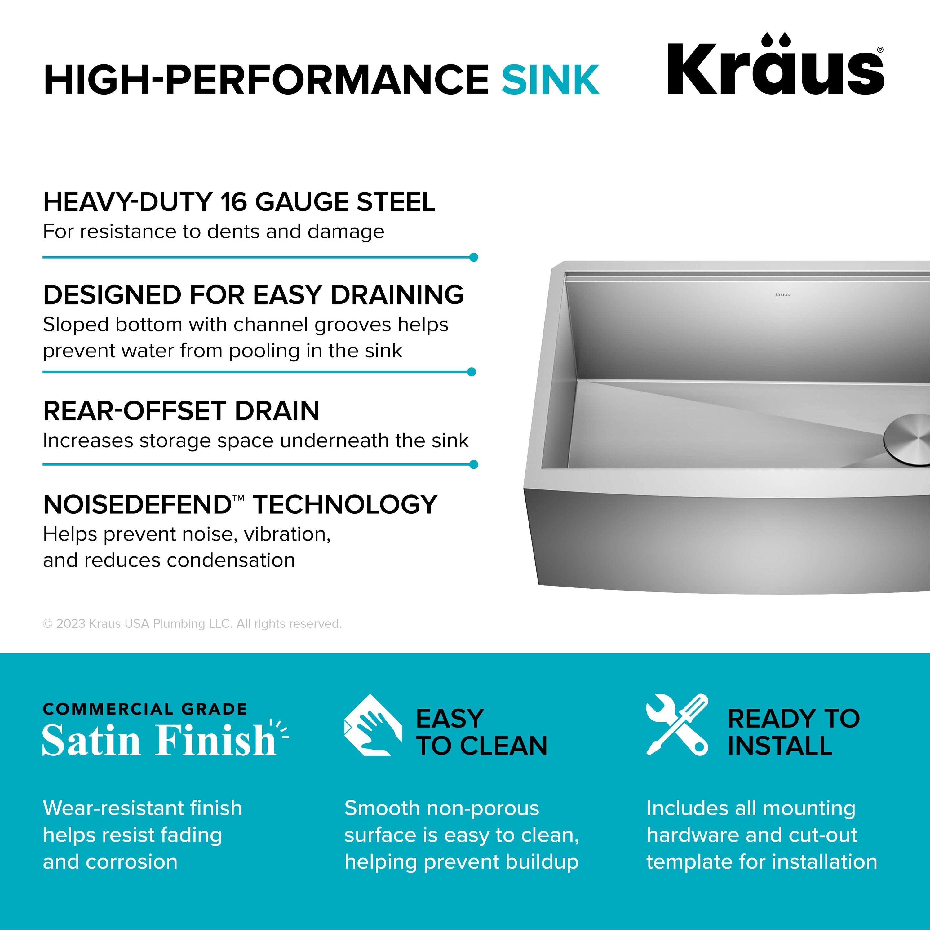 Kraus KWF210-30 Kitchen-Sinks - View #12