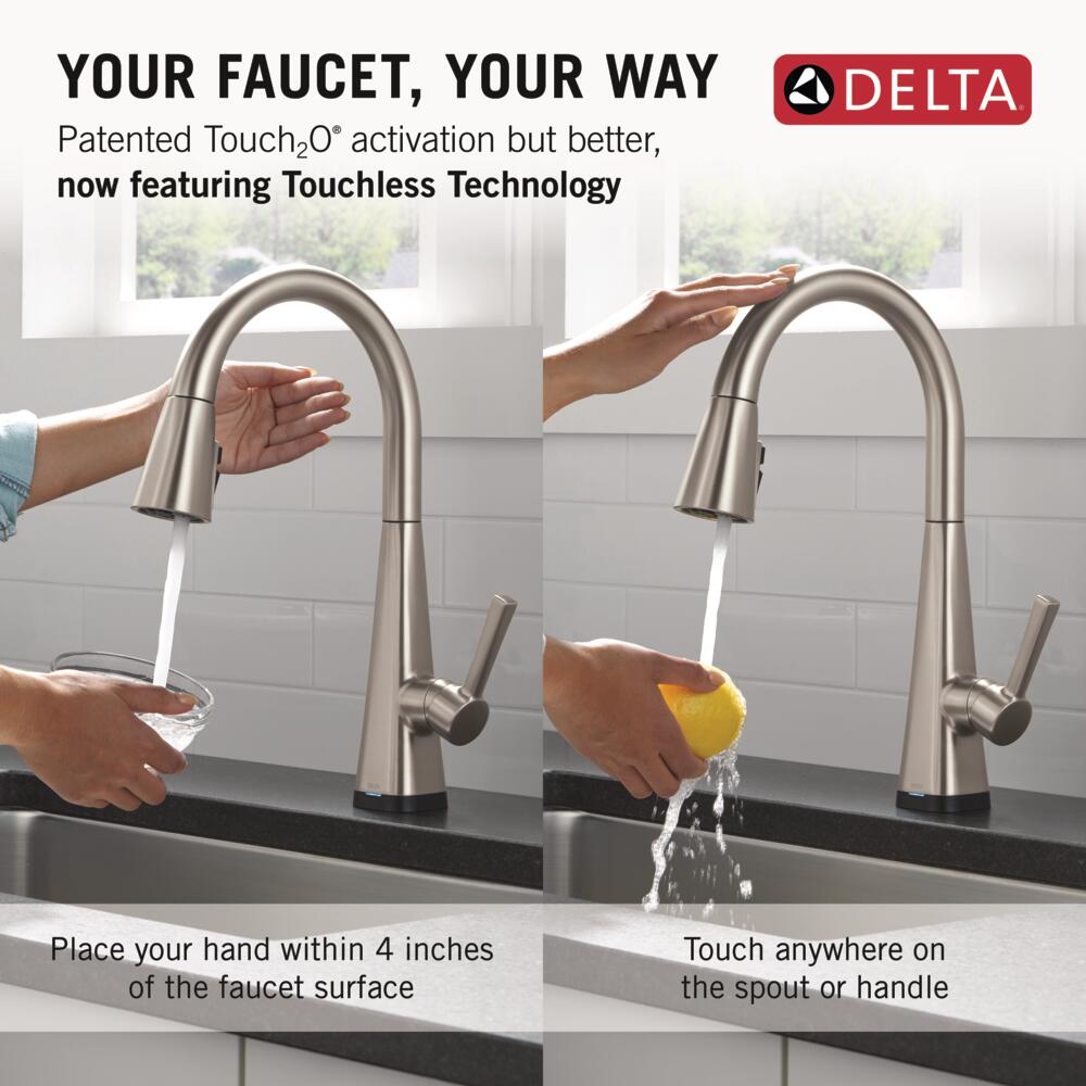 Delta 19802TLZ-SP-DST Kitchen-Faucets - View #3