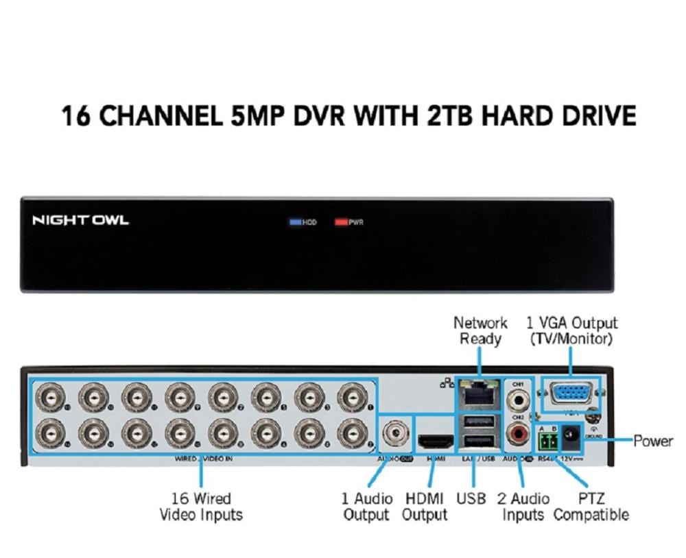 Night owl 16 channel security sales system manual