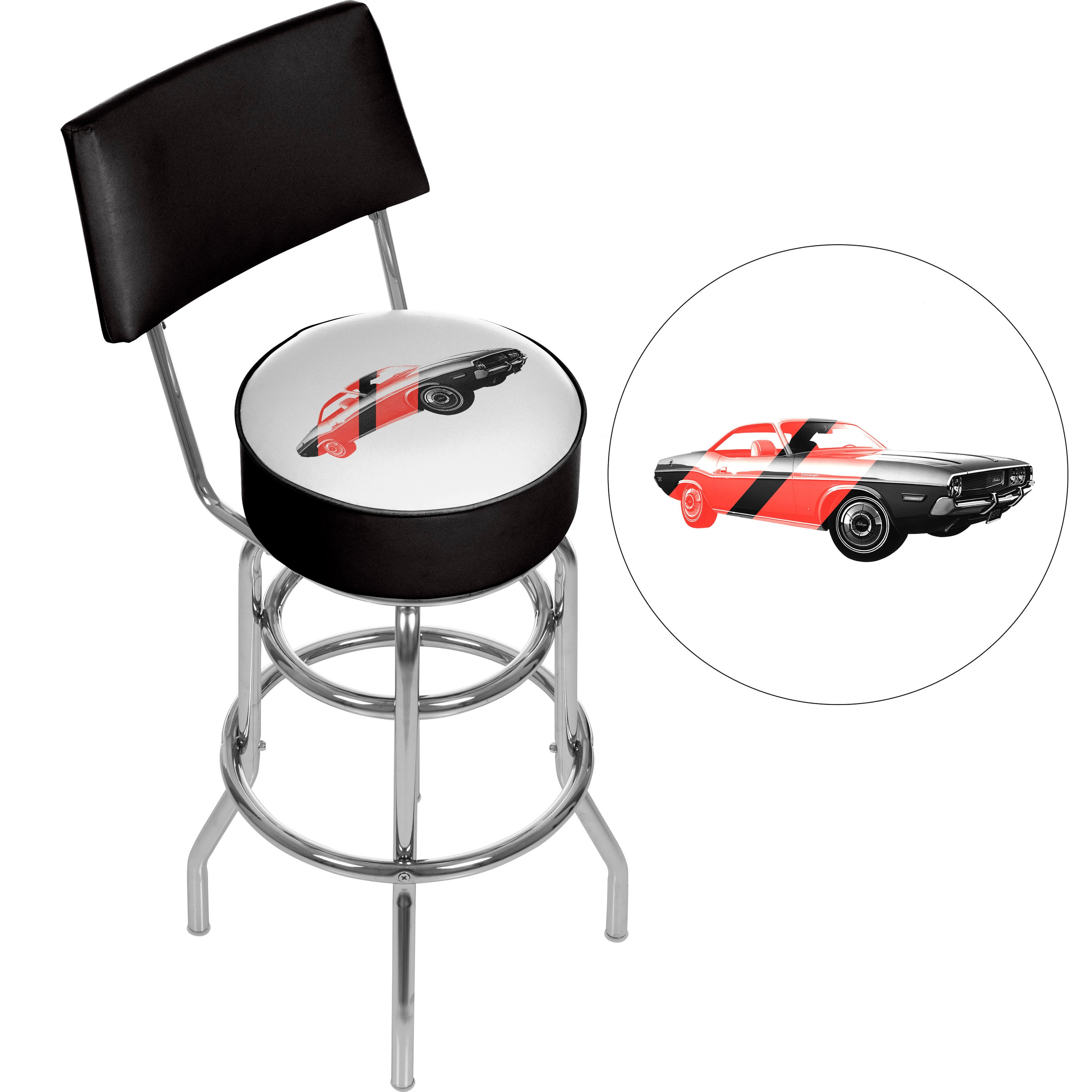 Trademark Gameroom DGE1100-STRIPE2 stools - View #2