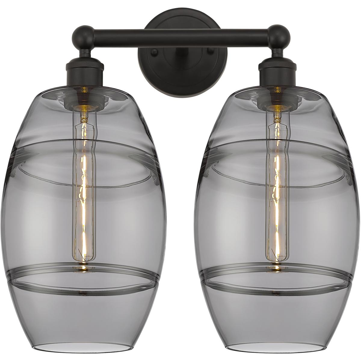 Innovations Lighting -  616-2W-OB-G557-8SM Edison Vaz Bathroom Vanity Light Oil Rubbed Bronze