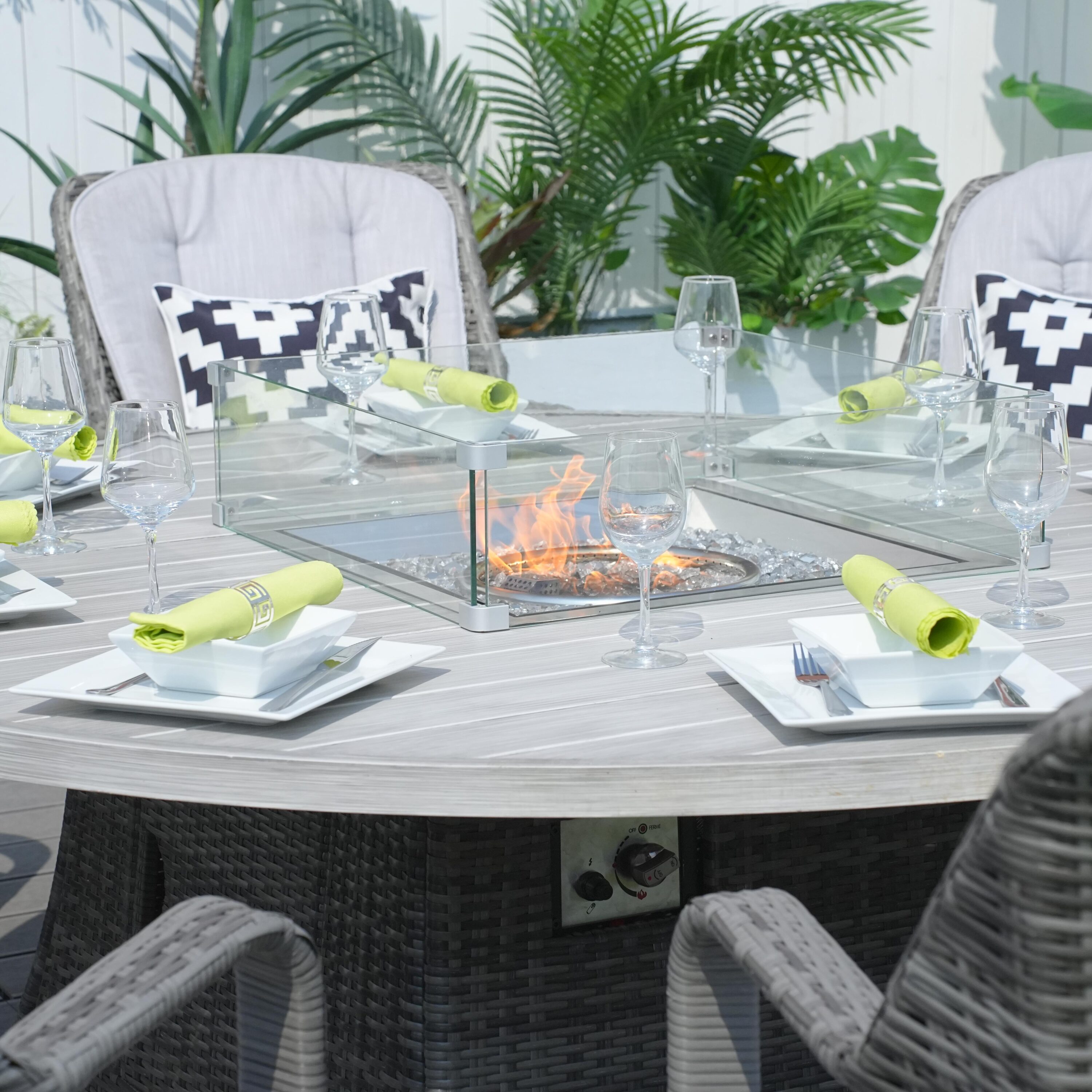 Direct Wicker DWG-1108A-GR Patio-Dining-Sets - View #5