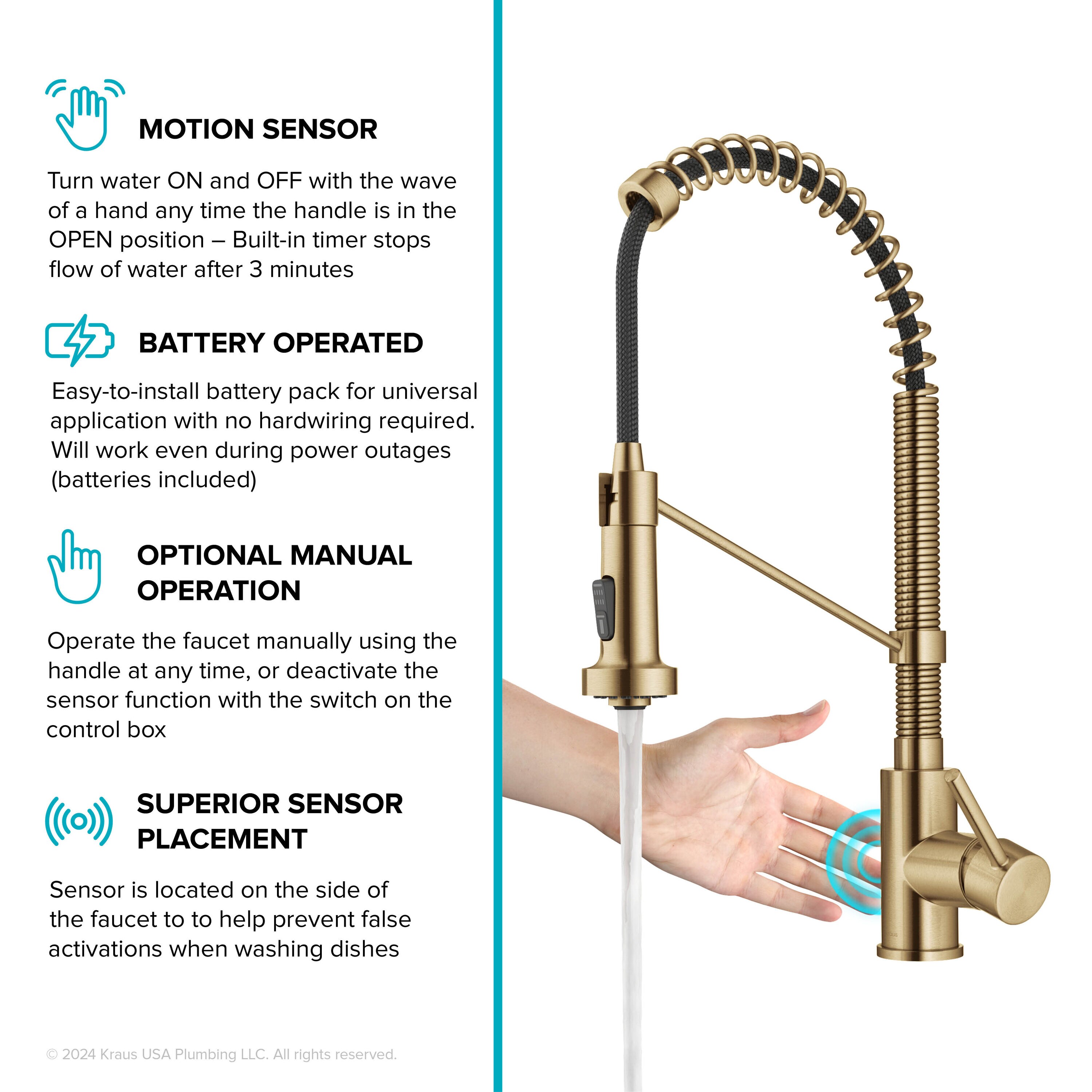 Kraus KSF-1610BB Kitchen-Faucets - View #4