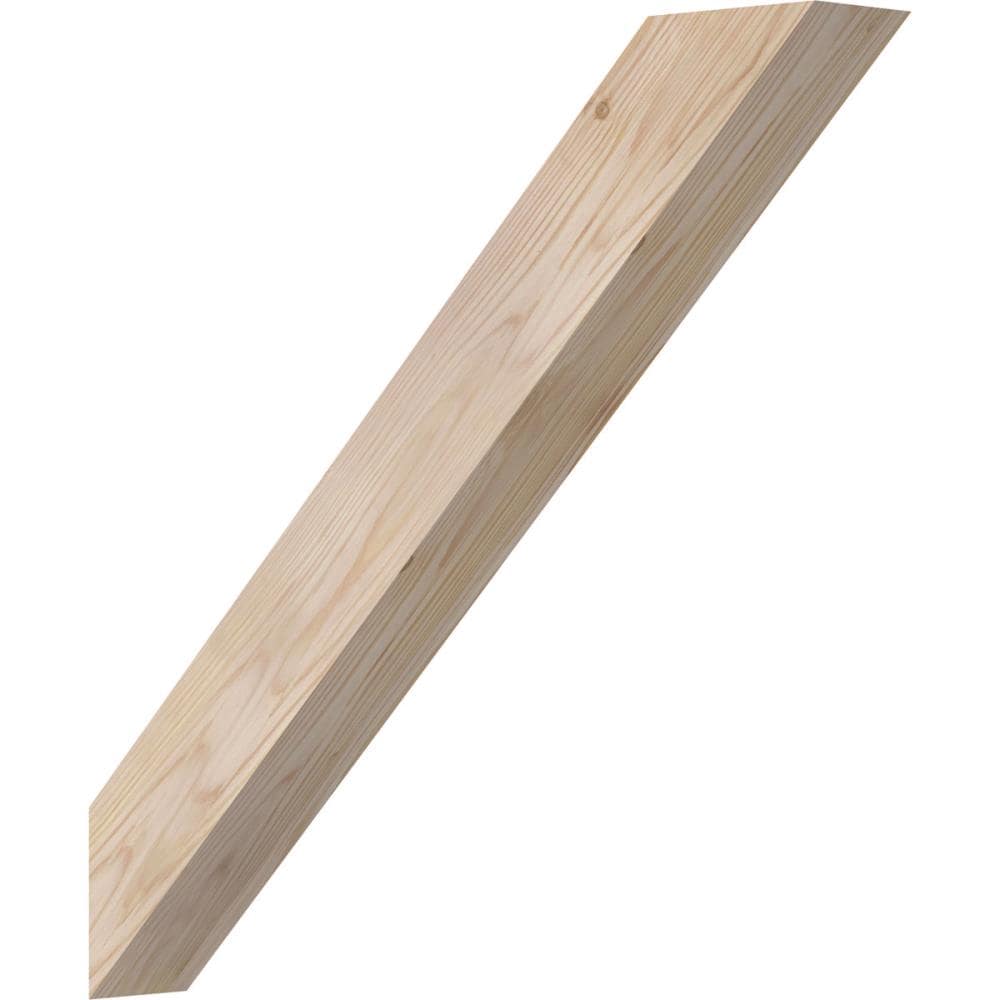 Ekena Millwork BRC04X24X24TRA00SDF 3-1/2-in x 24-in x 24-in Douglas Fir Unfinished Wood Traditional smooth
