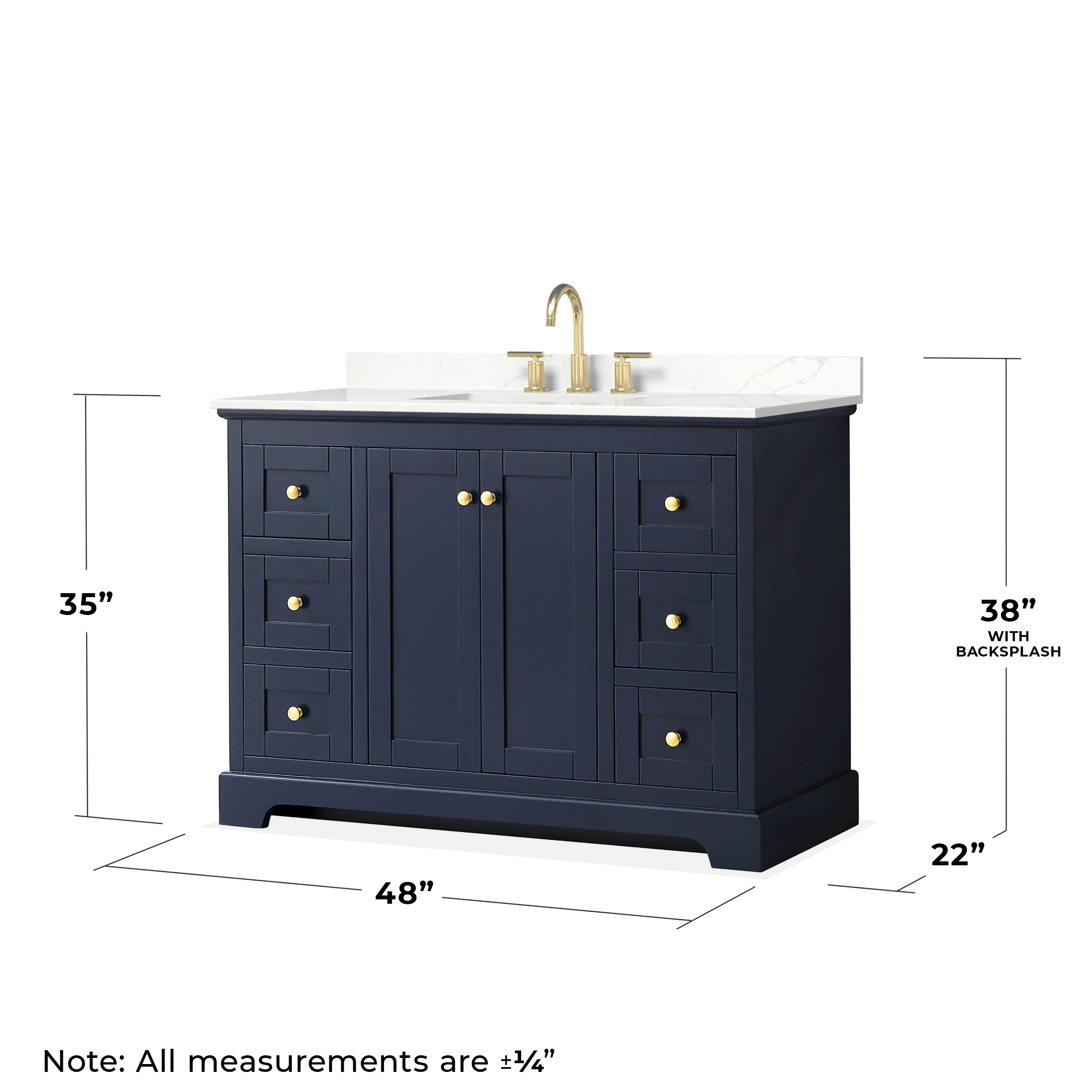 Wyndham Collection WCV232348SBLGTUS3M46 Bath-Vanity-Combo - View #6