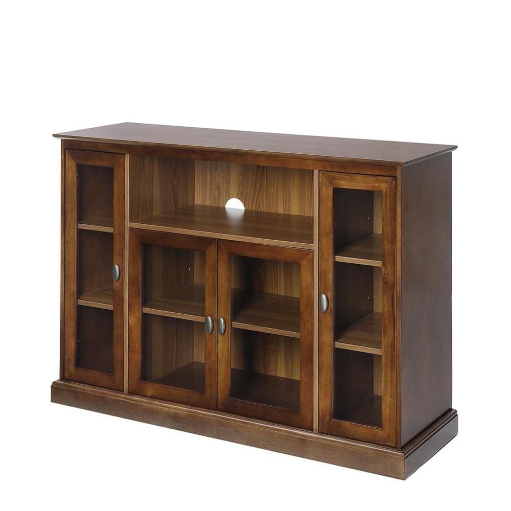 Convenience Concepts CCI1677  8066036DWN Summit Highboy TV Stand, Dark Walnut