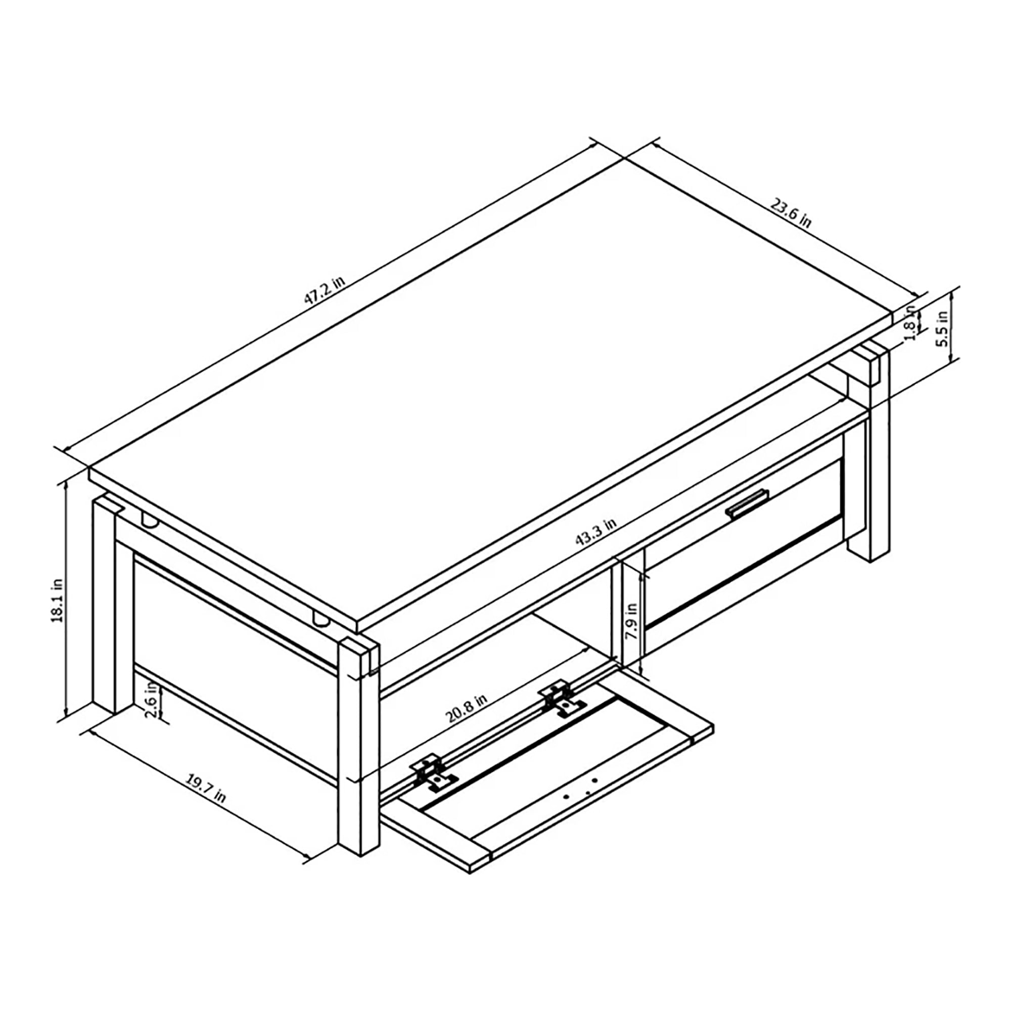 Furniture of America YNJ-1531C5 Coffee-Tables - View #8