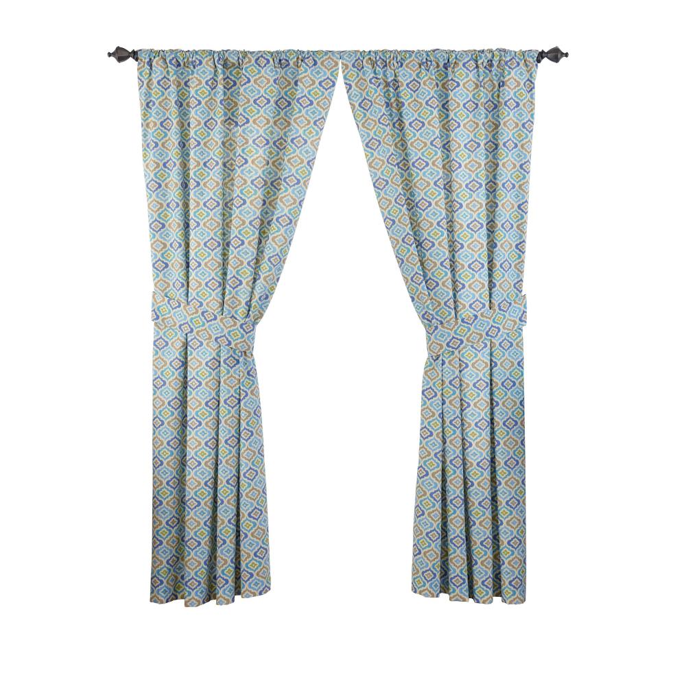 Waverly 15962052084CES 84-in Celestial Cotton Light Filtering Back Tab Single Curtain Panel