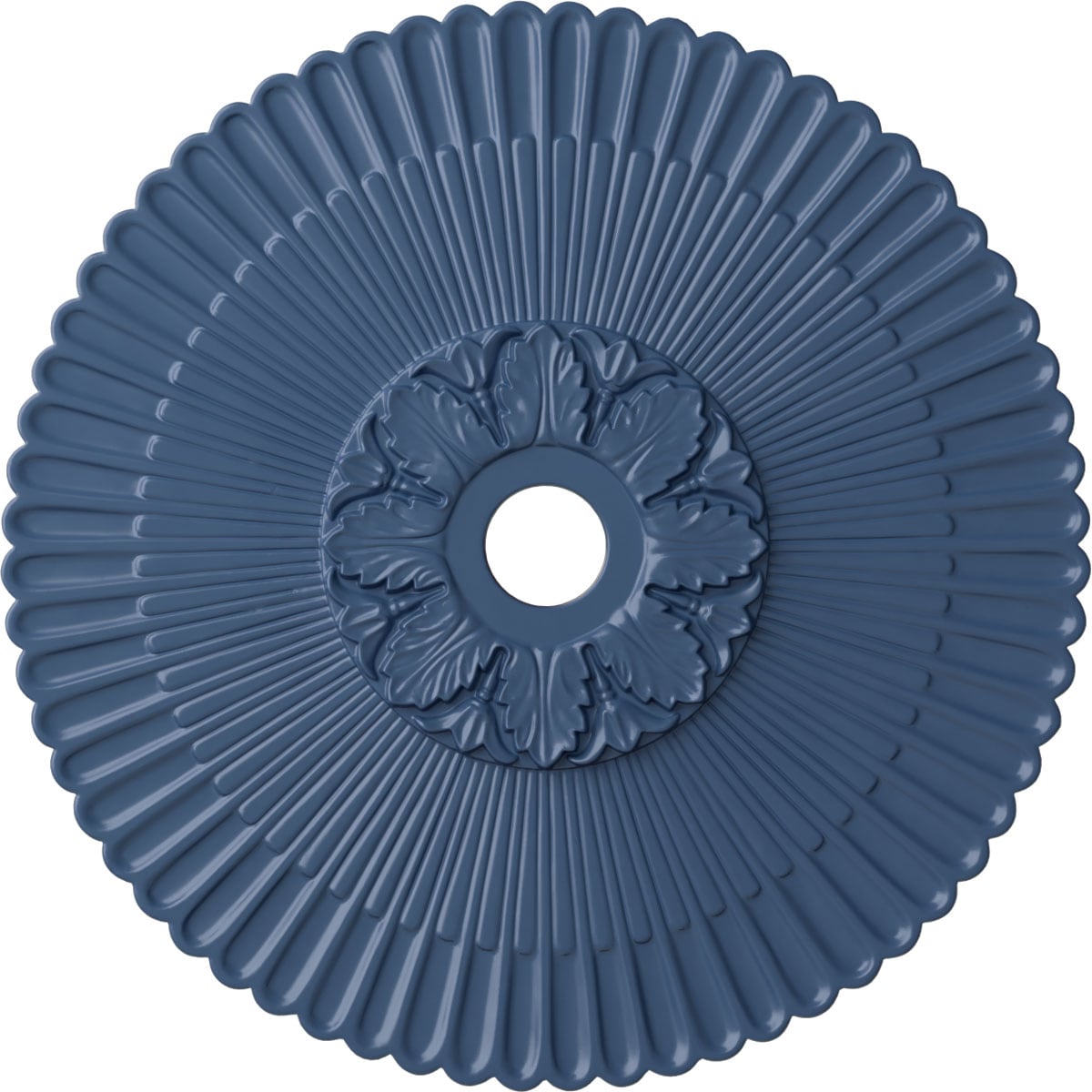 Ekena Millwork CM36MEAMF Melonie 36.25-in W x 36.25-in L Painted Americana Polyurethane Whole Ceiling Medallion
