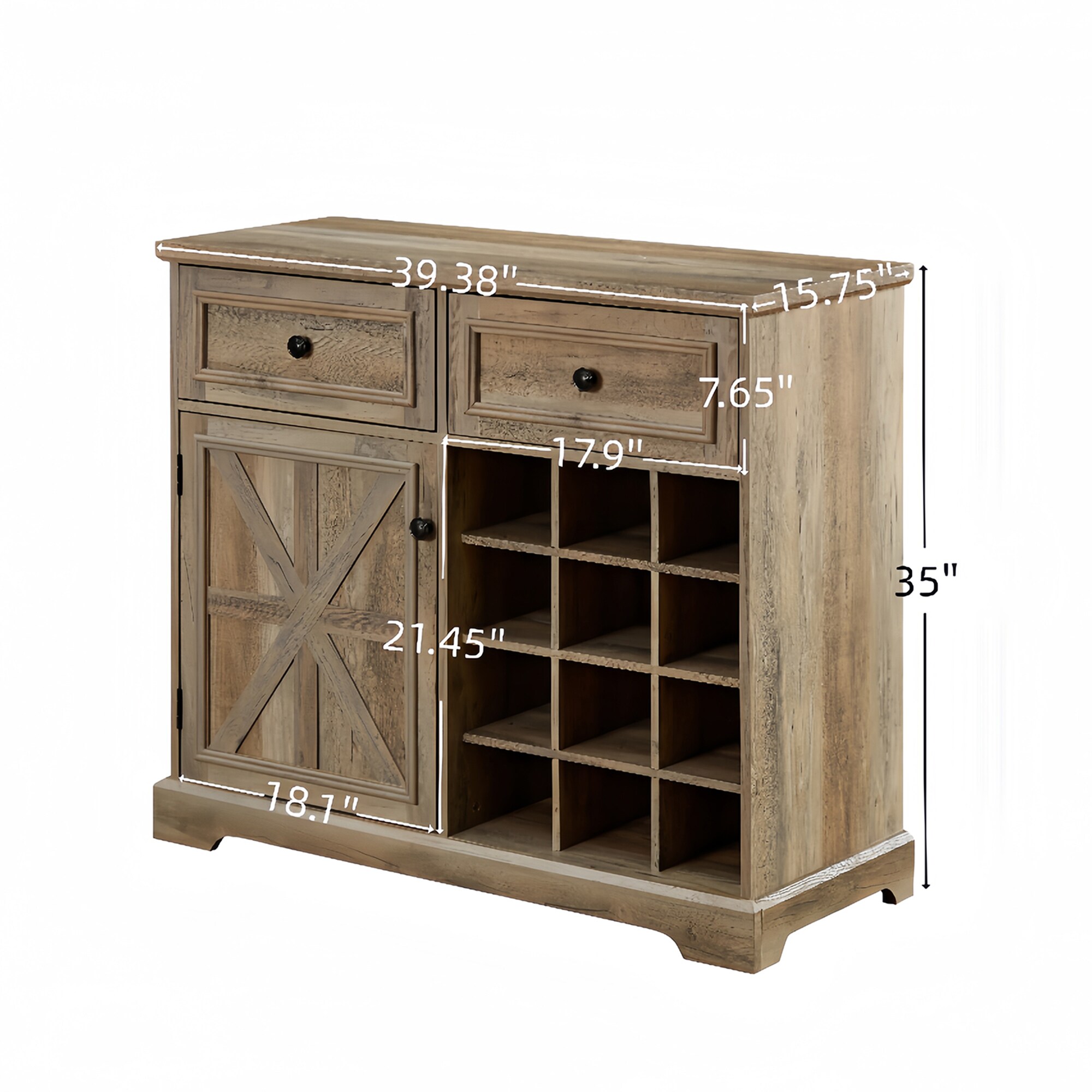 SINOFURN SYC500016GY Dining-Kitchen-Storarge - View #6