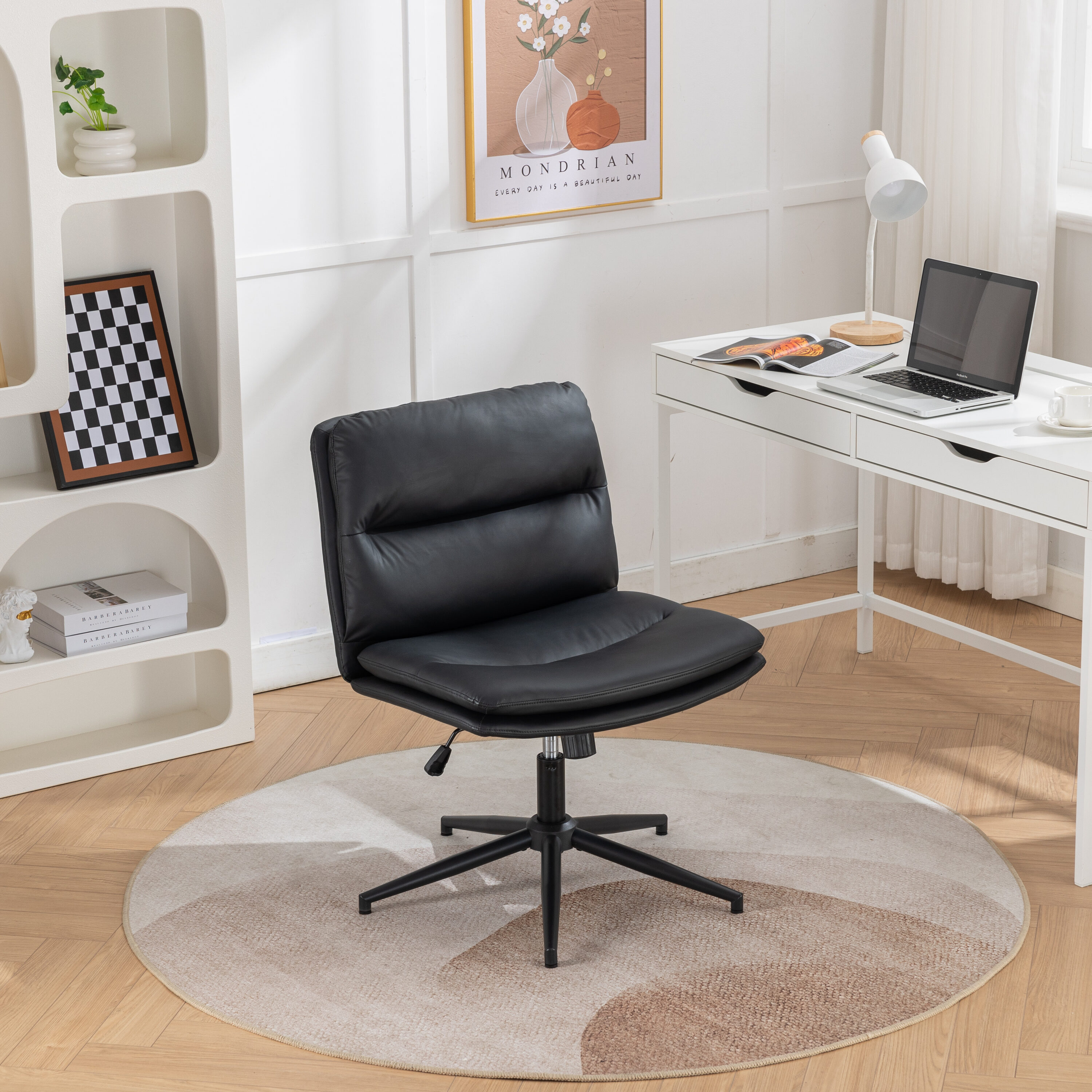 Roundhill Furniture OF1015BK Office-Chairs - View #5