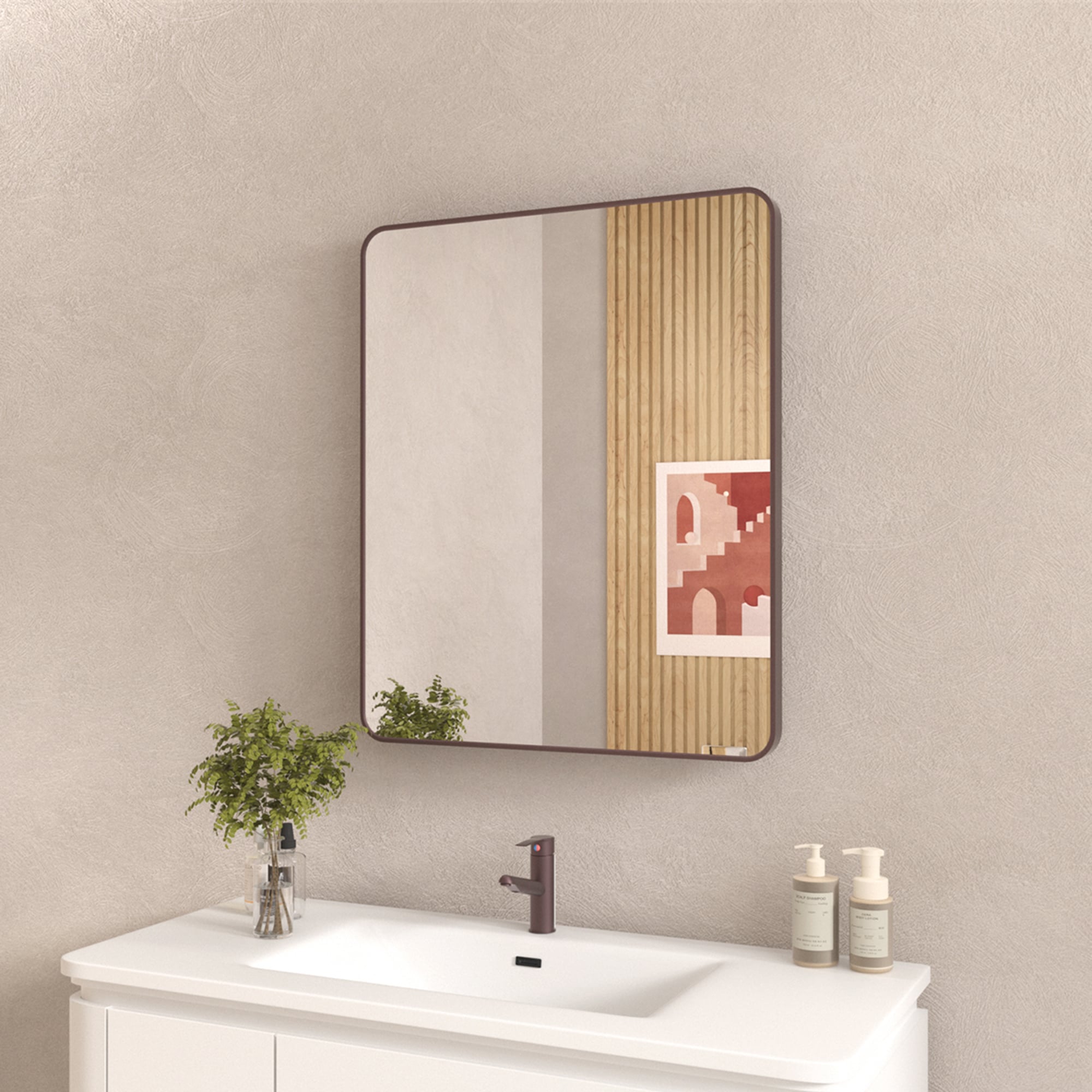 Bybafun YE1800001 Framed-Bath-Mirrors - View #15