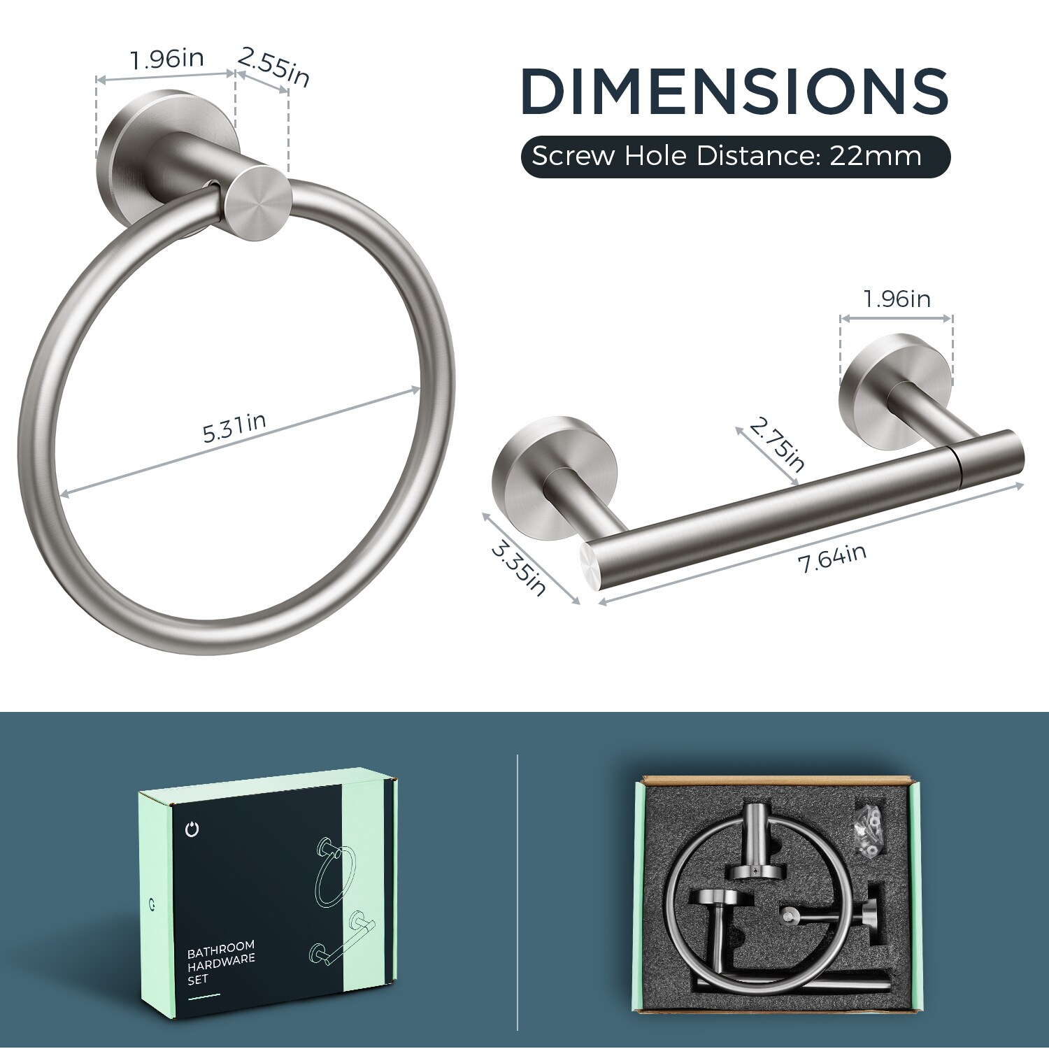 FURUISI LBN11901 Decorative-Bath-Hardware-Kits - View #7