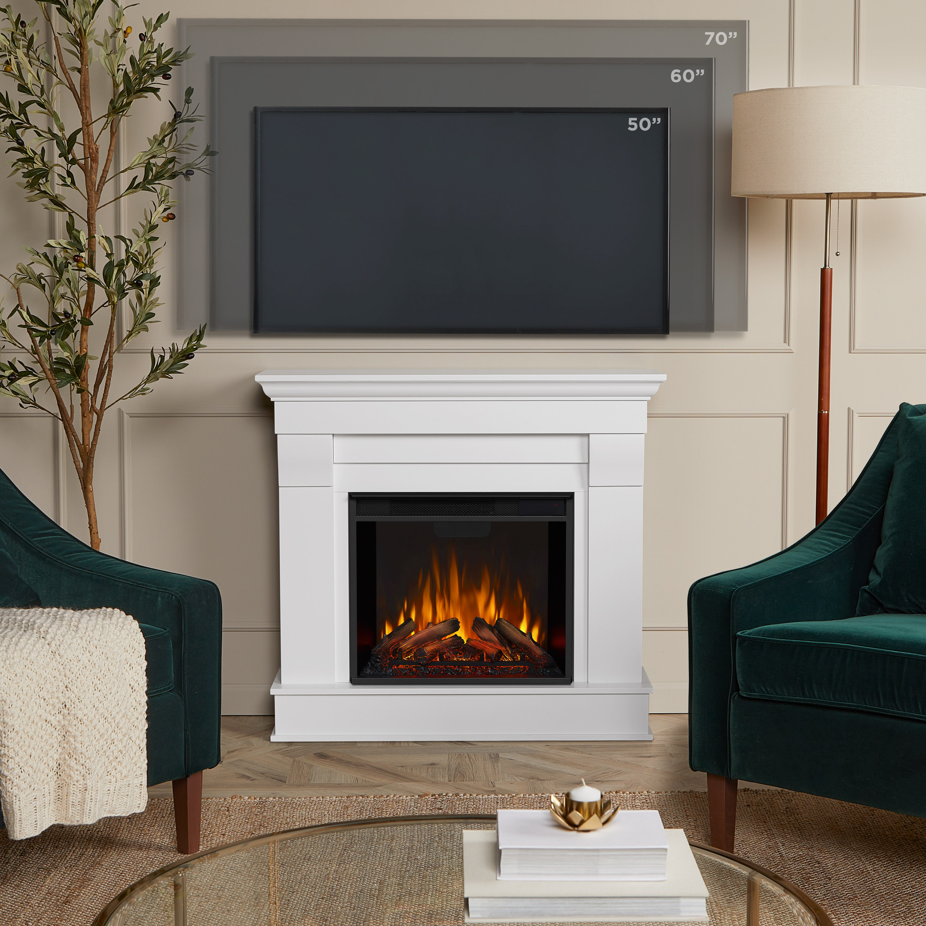 Real Flame 5910E-W Electric-Fireplaces - View #4