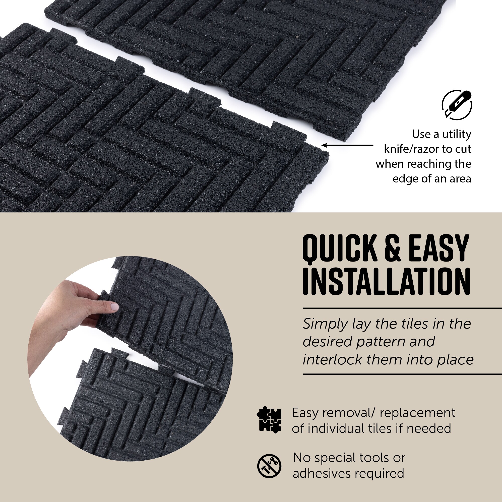 GroundSmart DCPVHB16ILDG9 Patio-Stone-Pavers - View #4