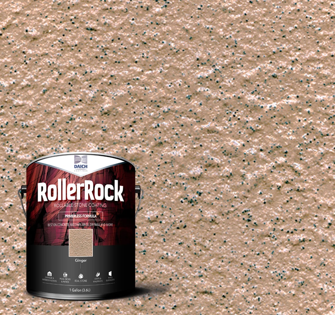 Daich RRPL-GIN-378 RollerRock Ginger Tintable Satin Interior/Exterior Anti-Skid Porch and Floor paint ( 1-gallon )