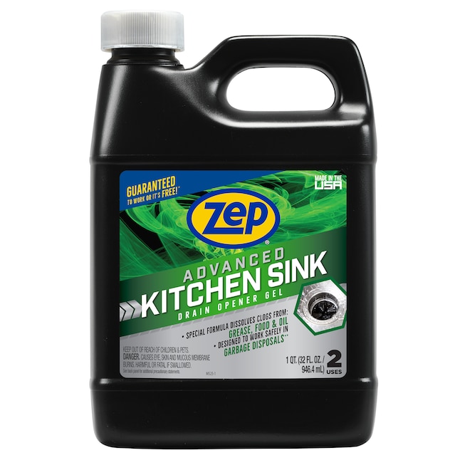 Zep Advanced Kitchen Drain Opener Gel 32-oz Drain Cleaner in the Drain  Cleaners department at